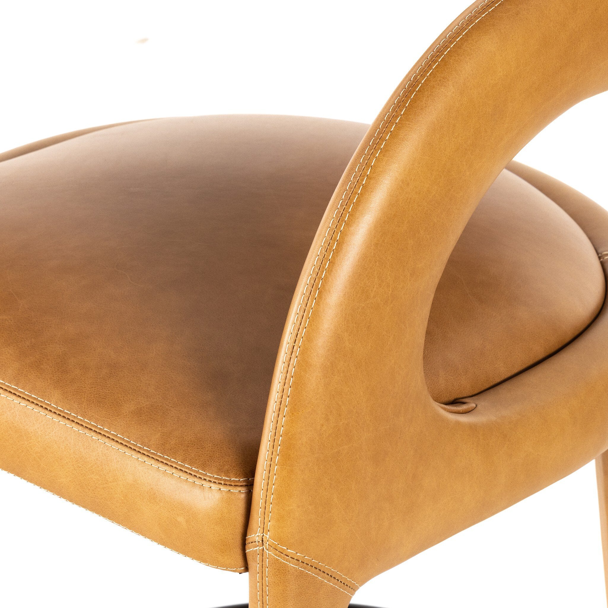 Four Hands Hawkins Bar + Counter Stool — Sonoma Butterscotch-Gunmetal-Counter