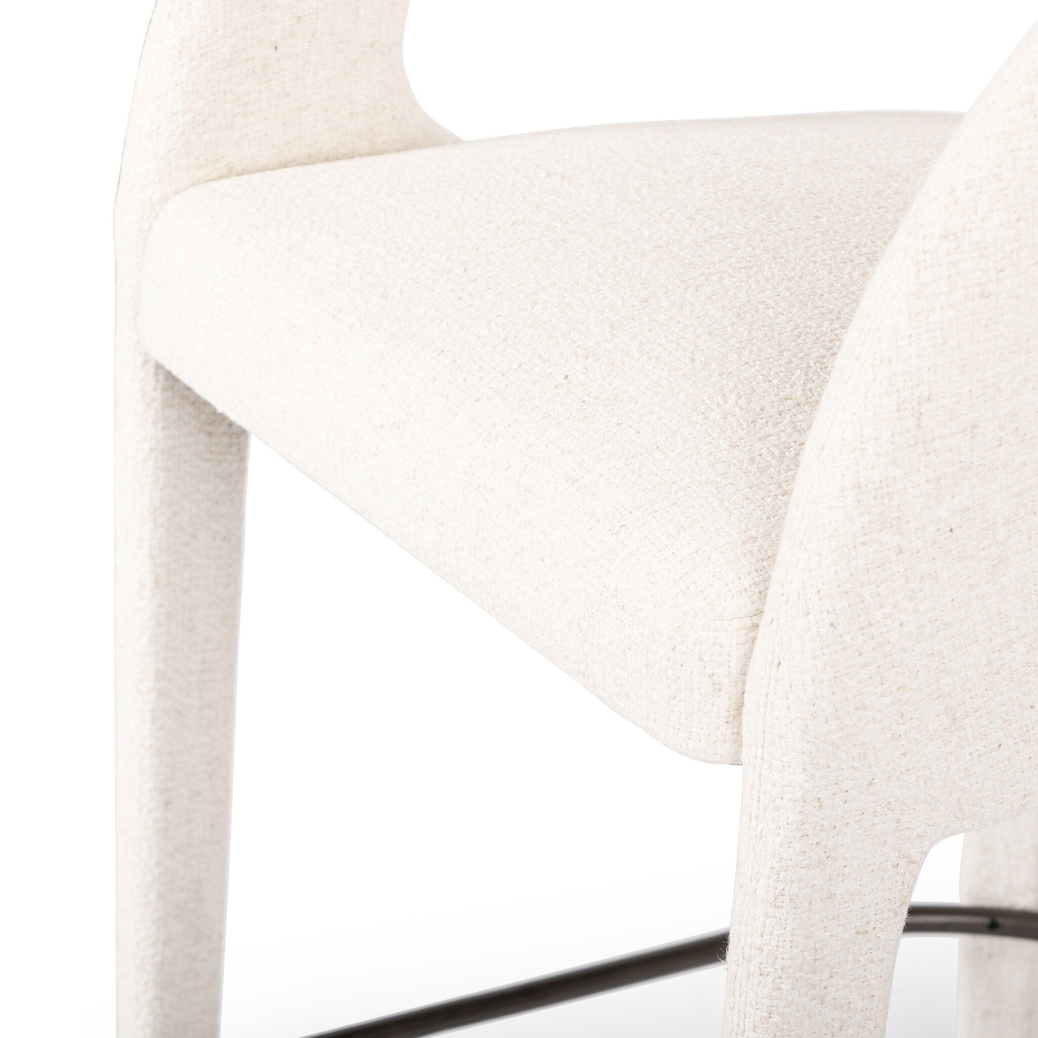 Four Hands Hawkins Bar + Counter Stool — Omari Natural-Gunmetal-Counter