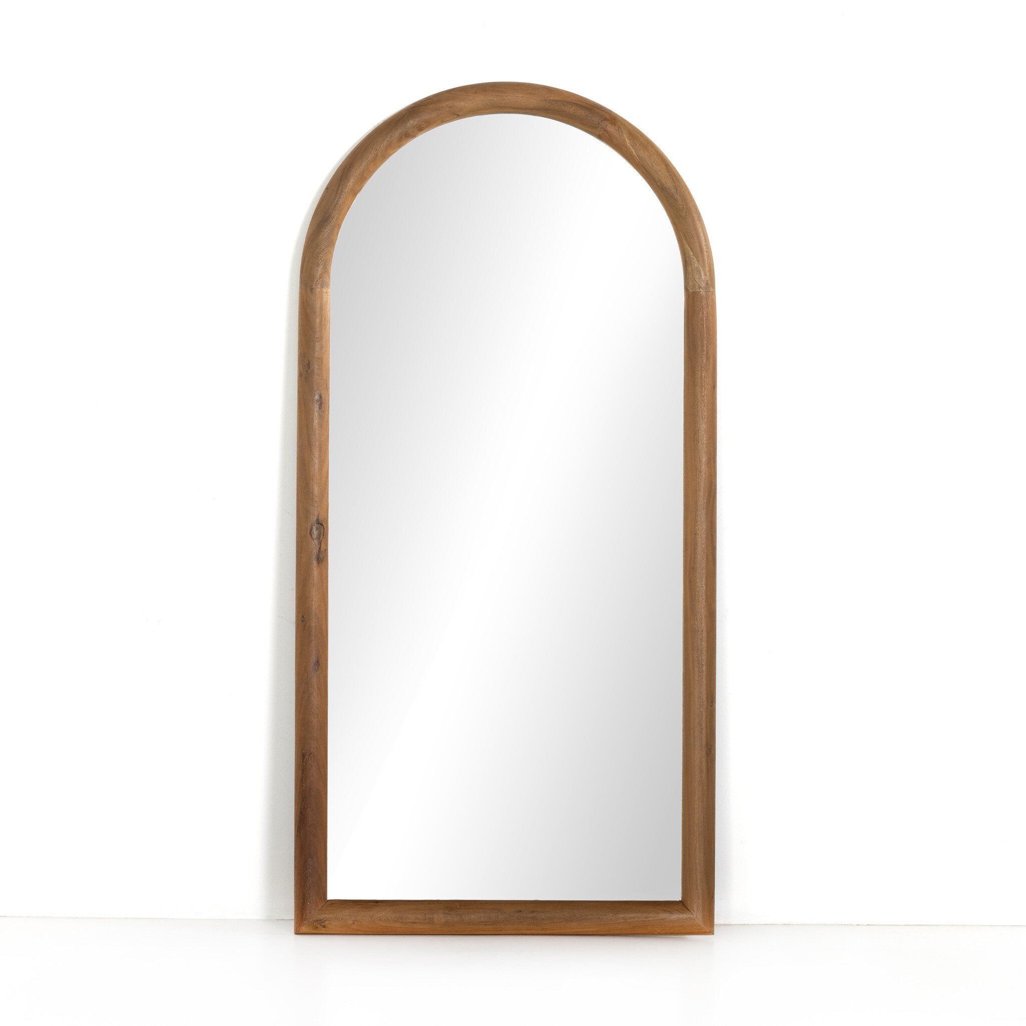 Four Hands Gulliver Floor Mirror — Smoked Acacia