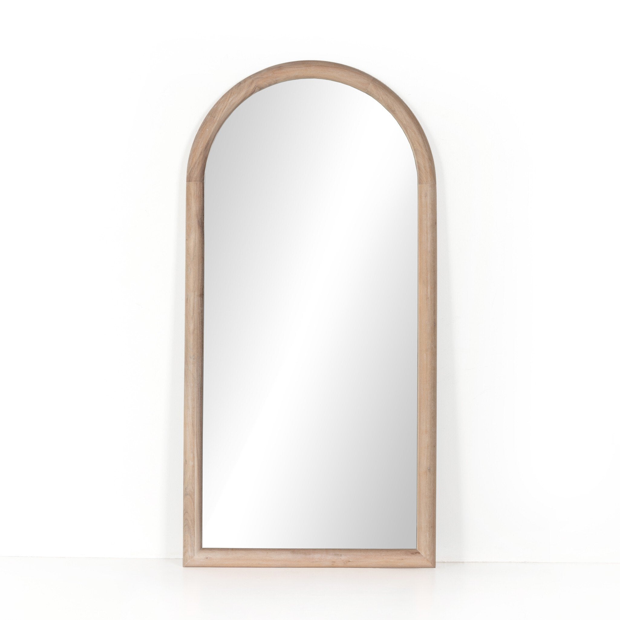Four Hands Gulliver Floor Mirror — Whitewash Acacia
