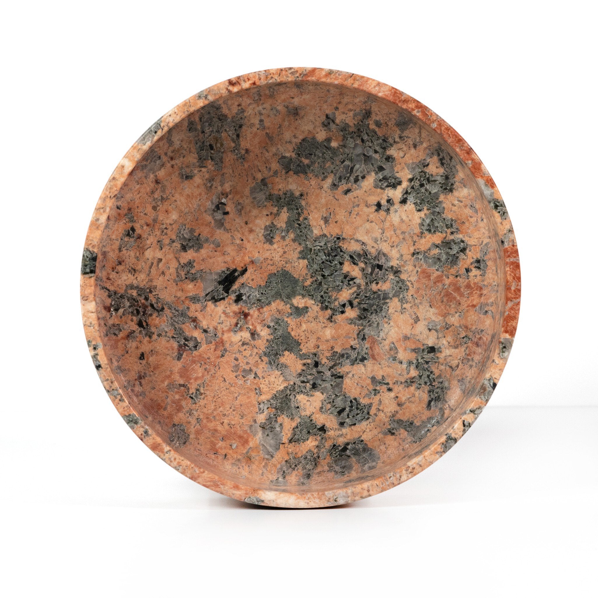 Four Hands Fray Bowl — Red Dune Marble-Terracotta Sandstone