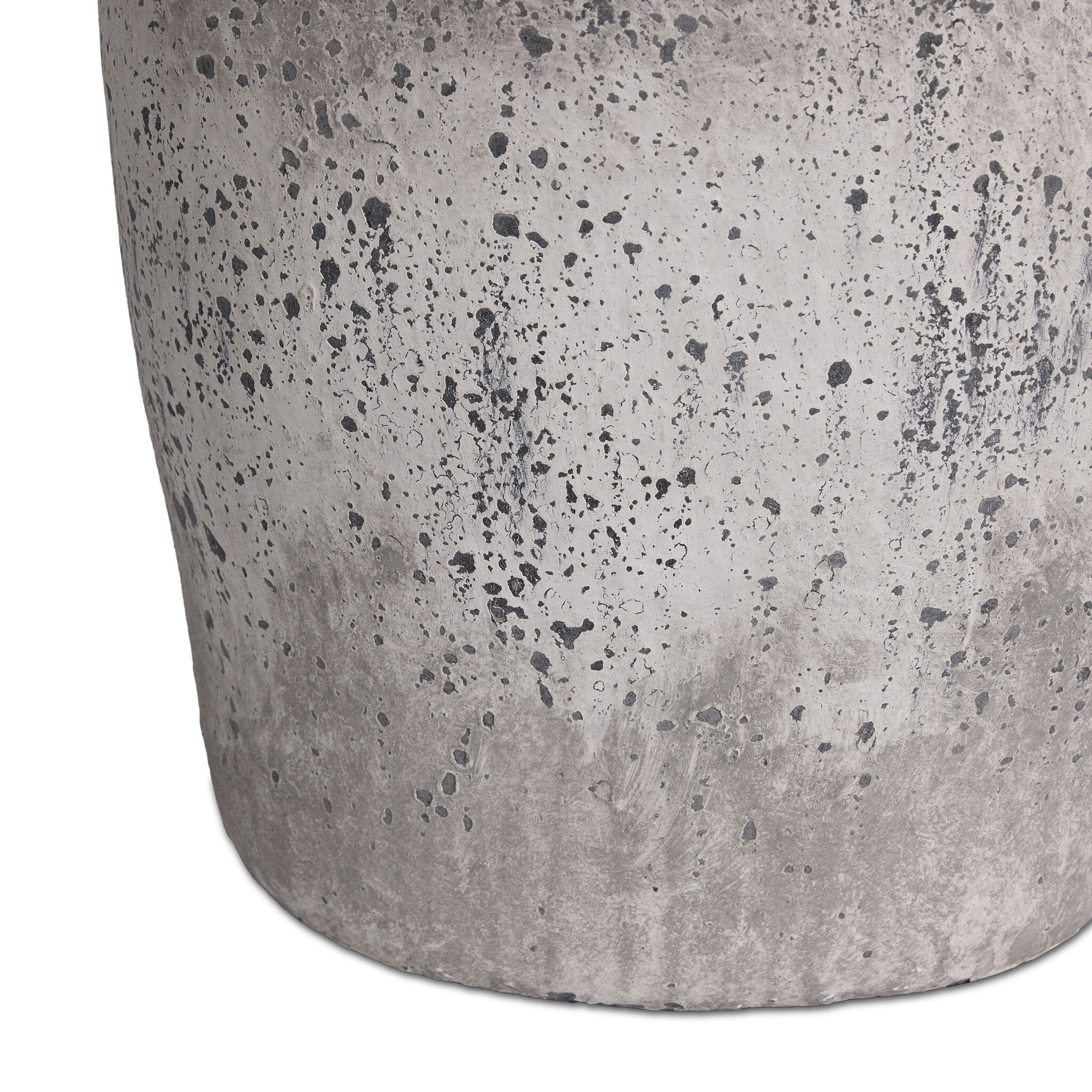 Four Hands Cobb Table Lamp — Antique White Ceramic-Ivory Linen