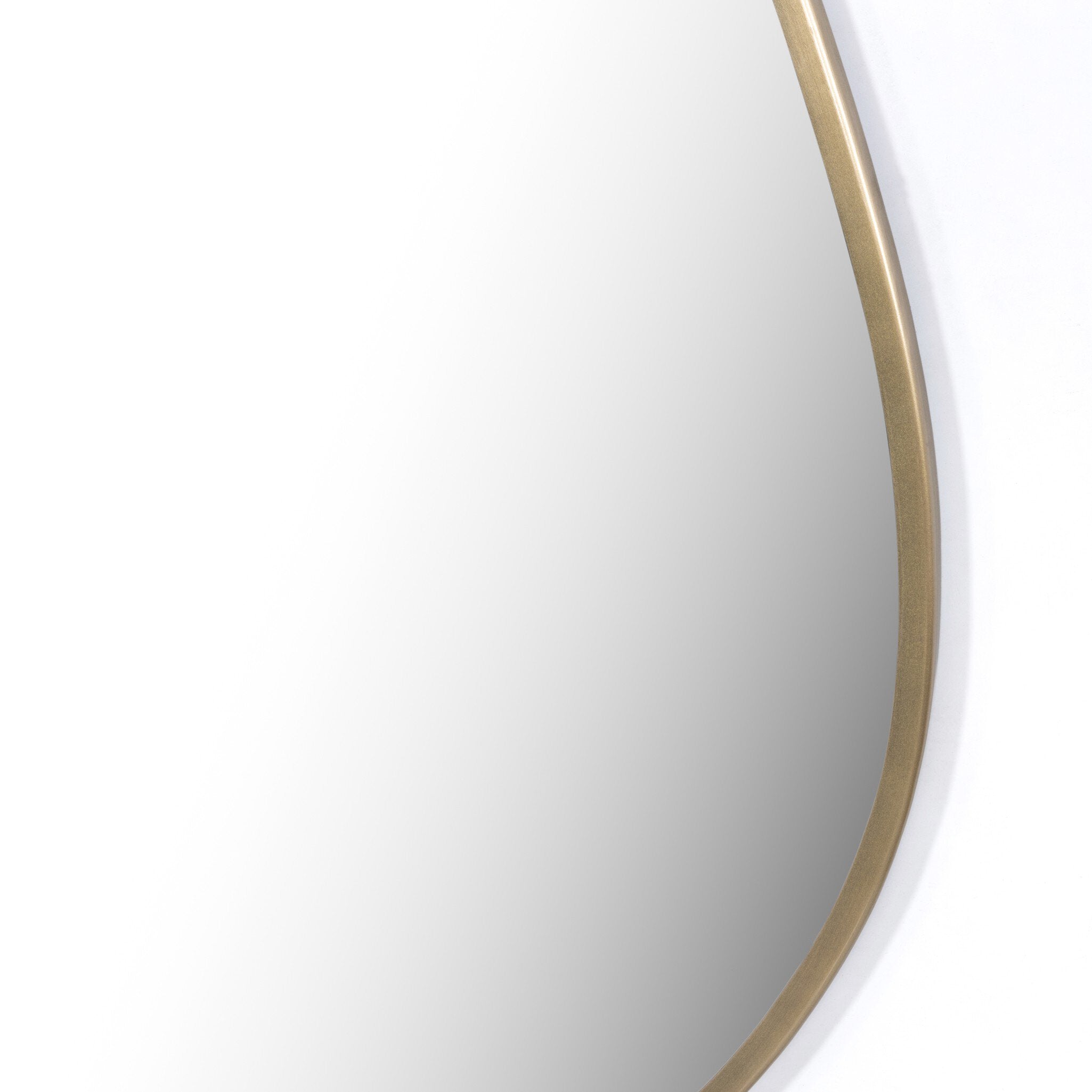 Four Hands Nova Mirror — Antique Brass Iron
