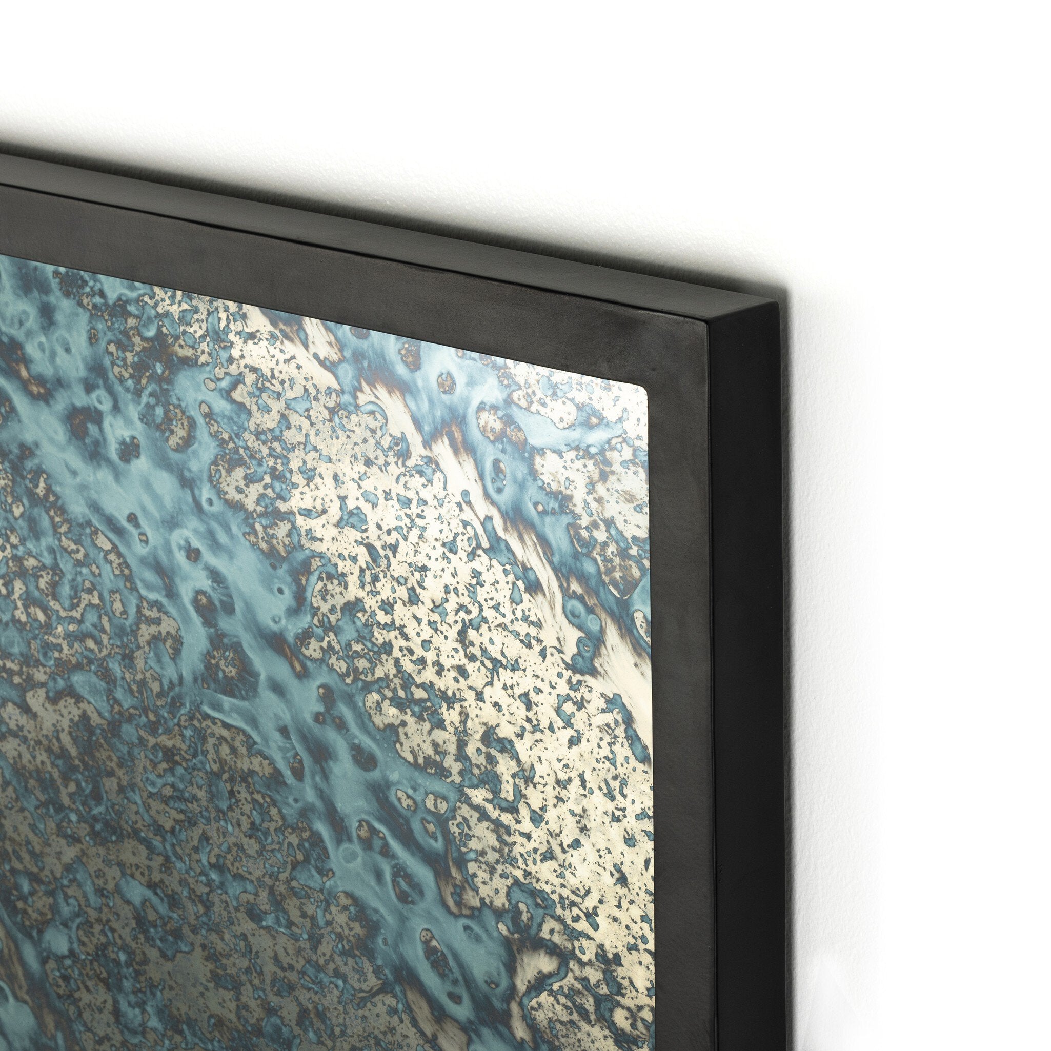 Four Hands Acid Wash Mirror — Acid Wash Mirror-Iron Matte Black