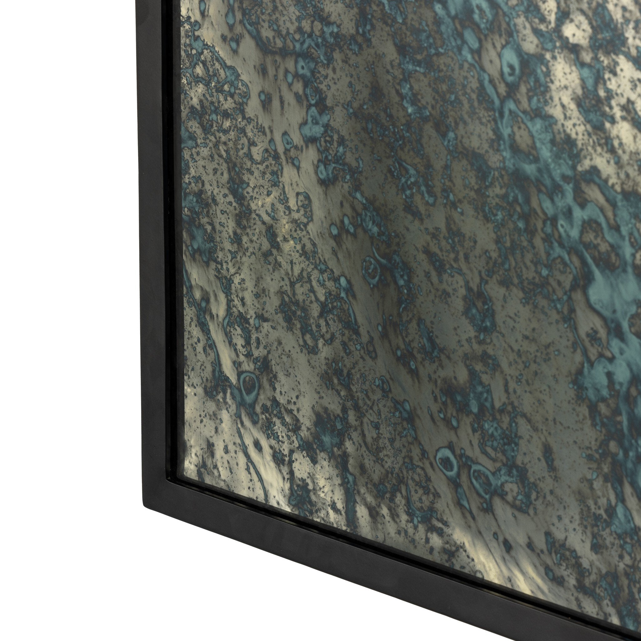 Four Hands Acid Wash Mirror — Acid Wash Mirror-Iron Matte Black