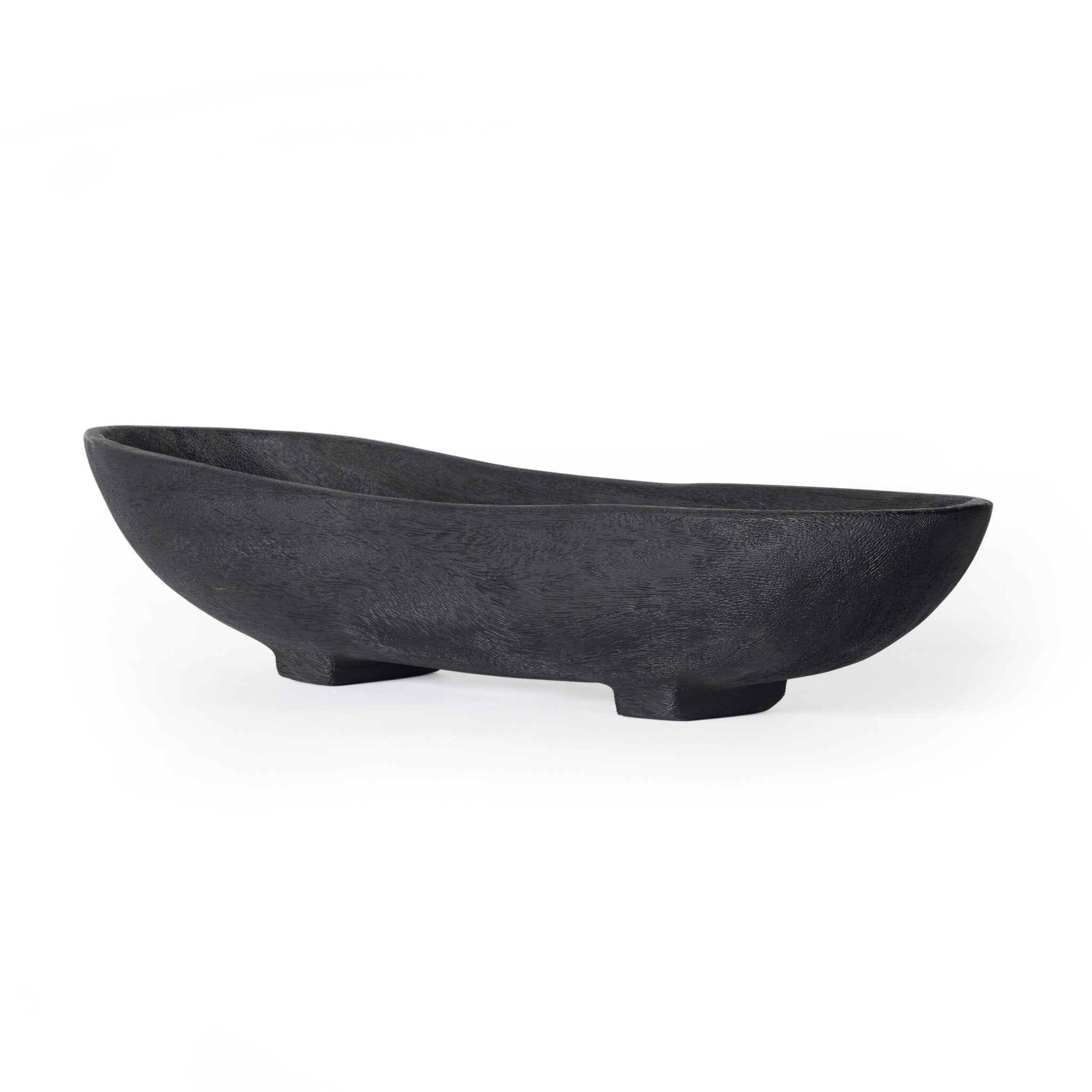 Four Hands Zamora Bowl — Carbonized Black