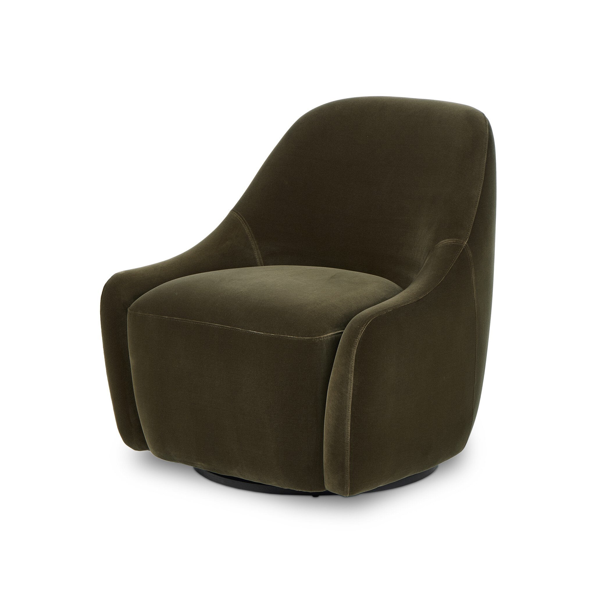 Four Hands Levi Swivel Chair — Surrey Olive