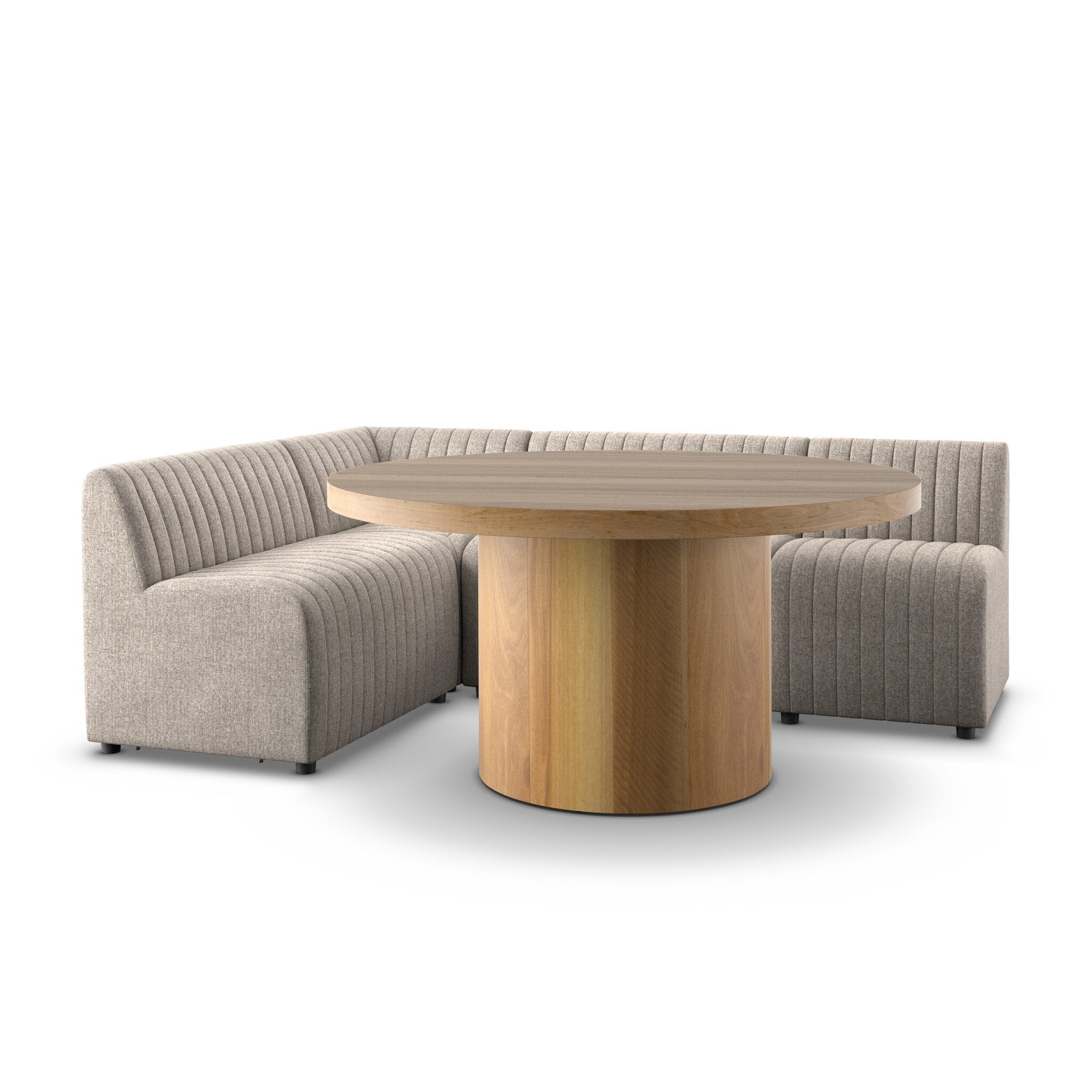 Four Hands Augustine Dining Banquette, L-Shape — Orly Natural