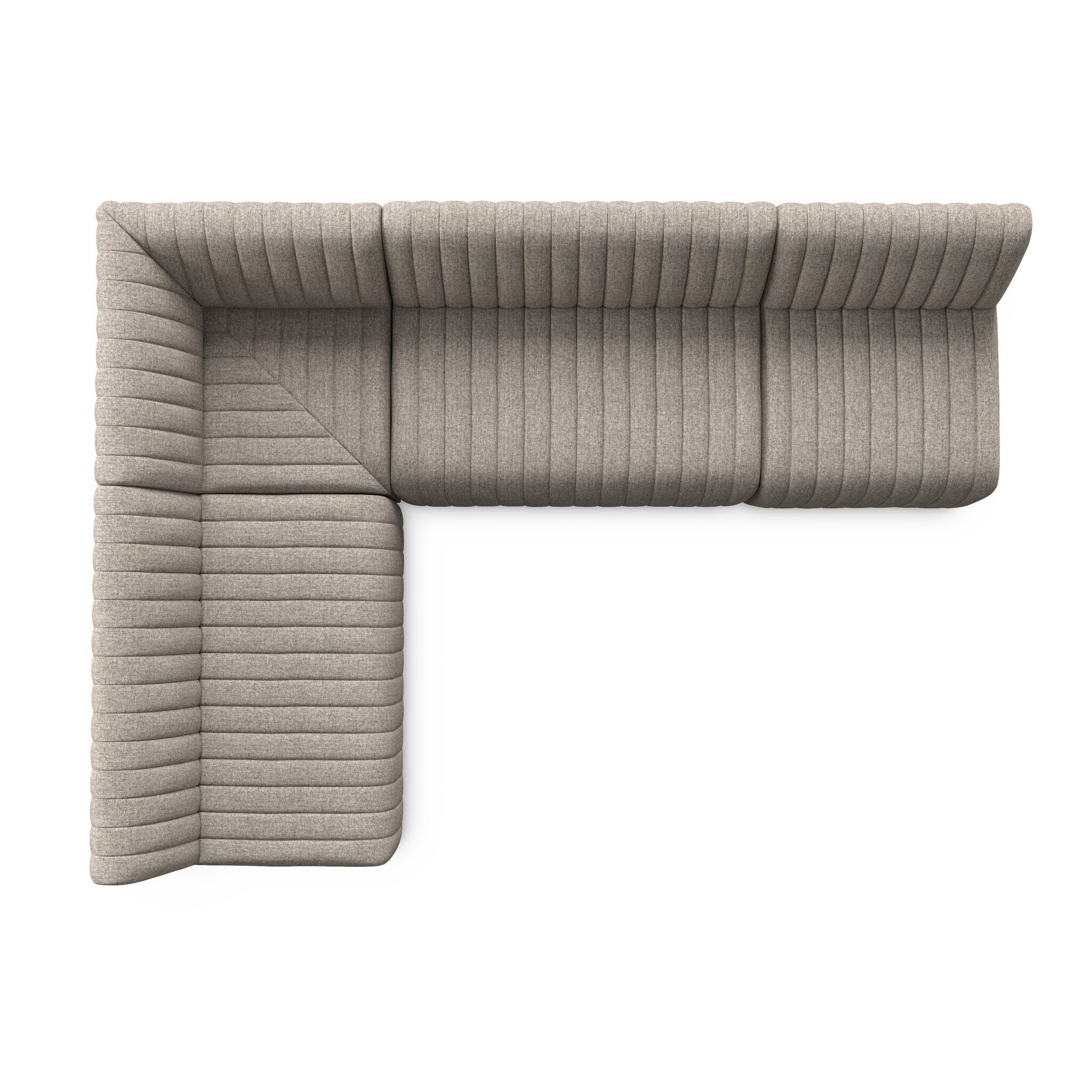 Four Hands Augustine Dining Banquette, L-Shape — Orly Natural
