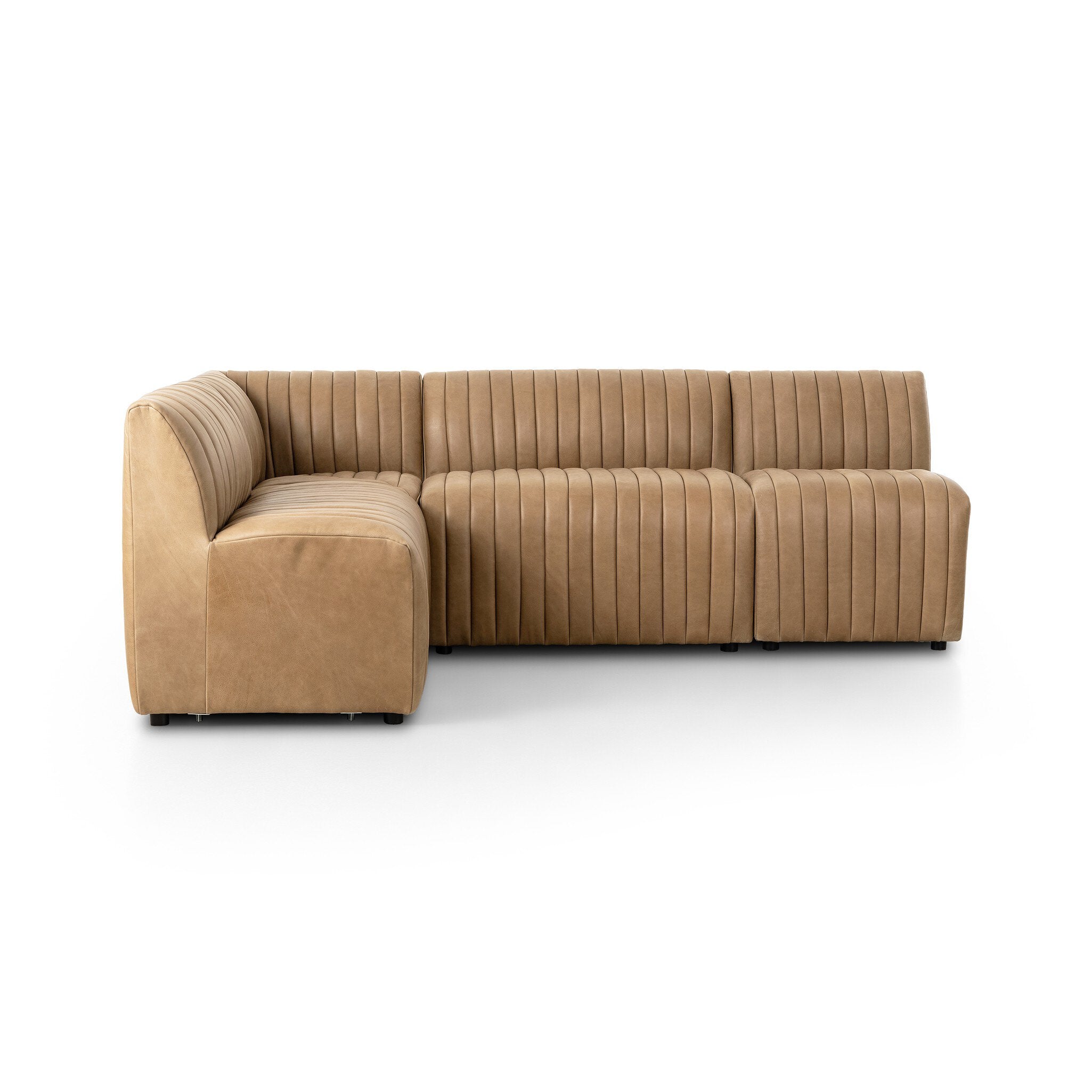 Four Hands Augustine Dining Banquette, L-Shape — Palermo Drift