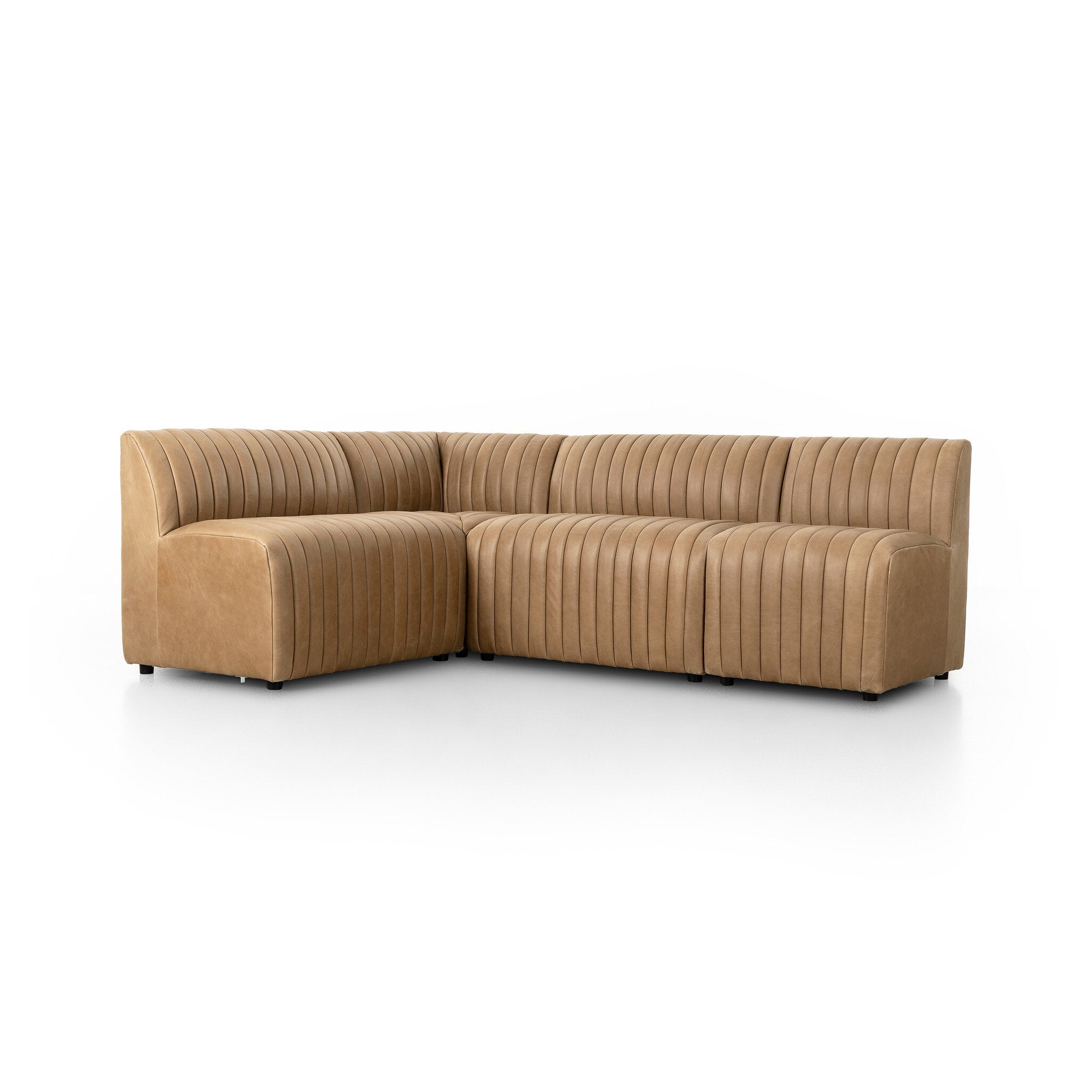 Four Hands Augustine Dining Banquette, L-Shape — Palermo Drift