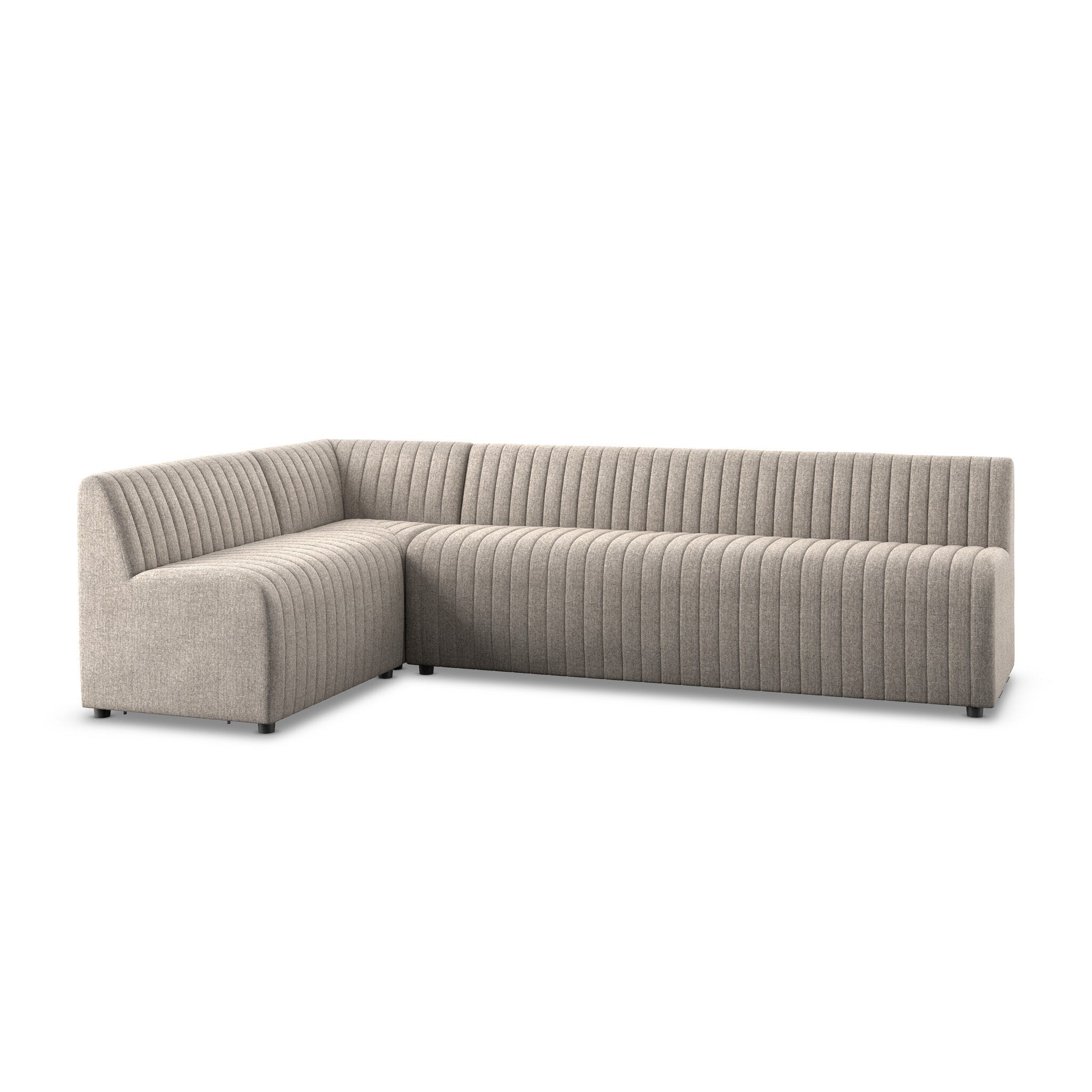 Four Hands Augustine Dining Banquette, L-Shape — Orly Natural