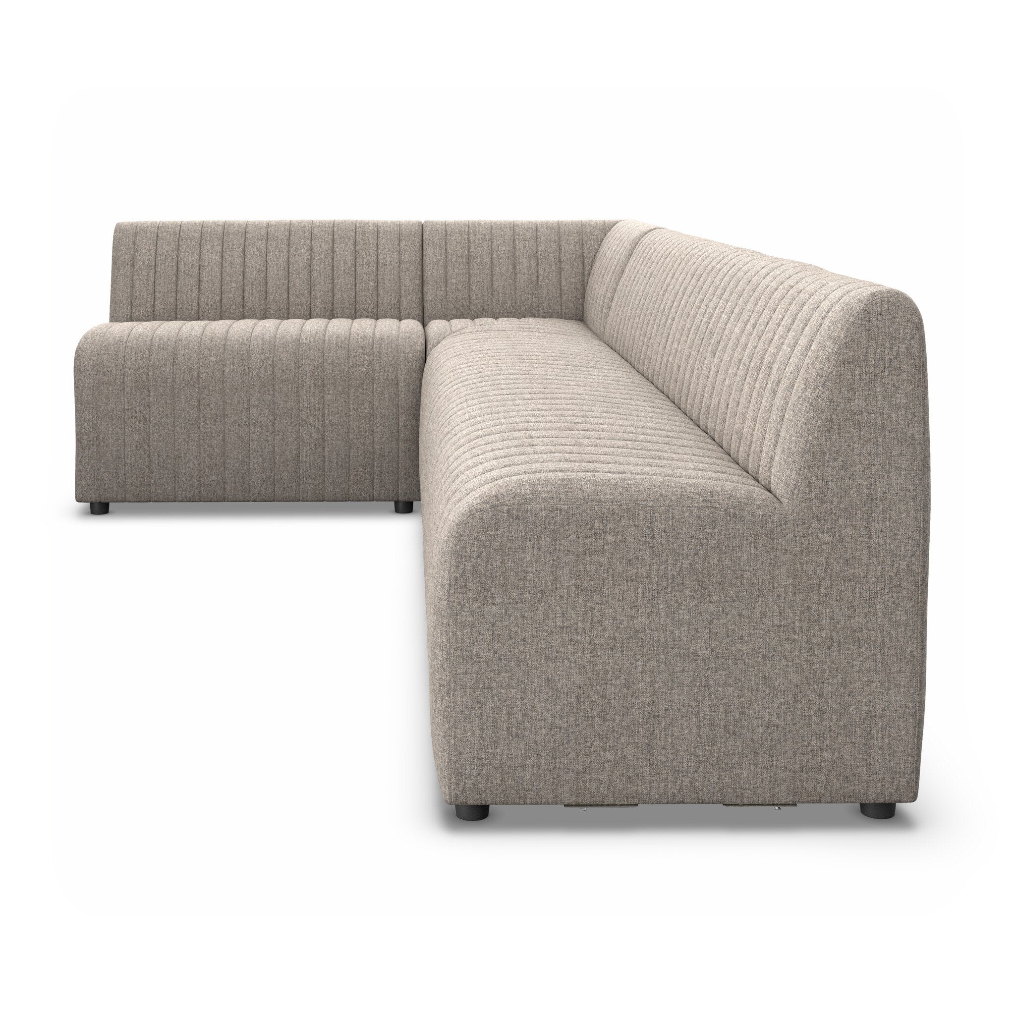 Four Hands Augustine Dining Banquette, L-Shape — Orly Natural