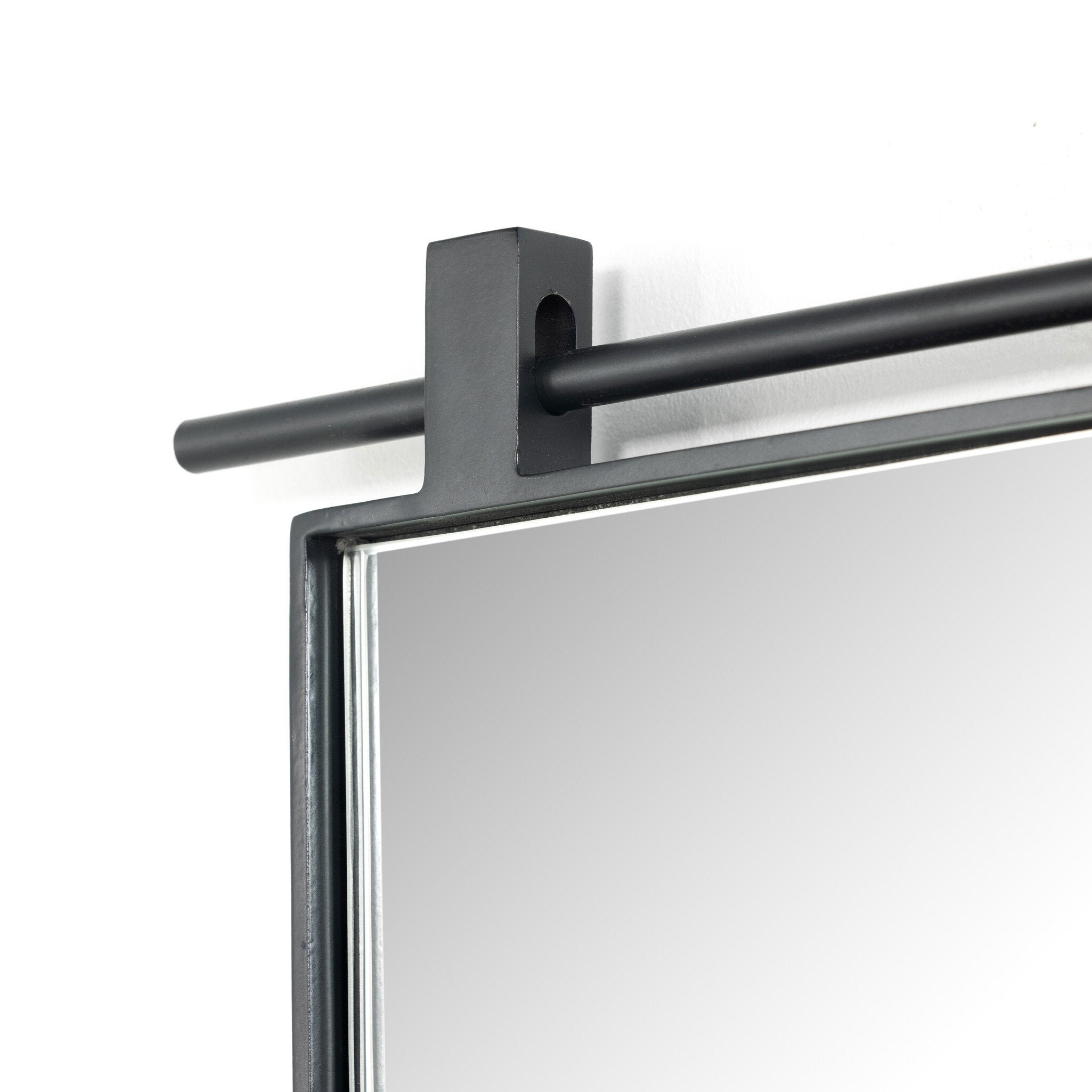Four Hands Chico Small Arch Mirror — Antiqued Iron-Mirror