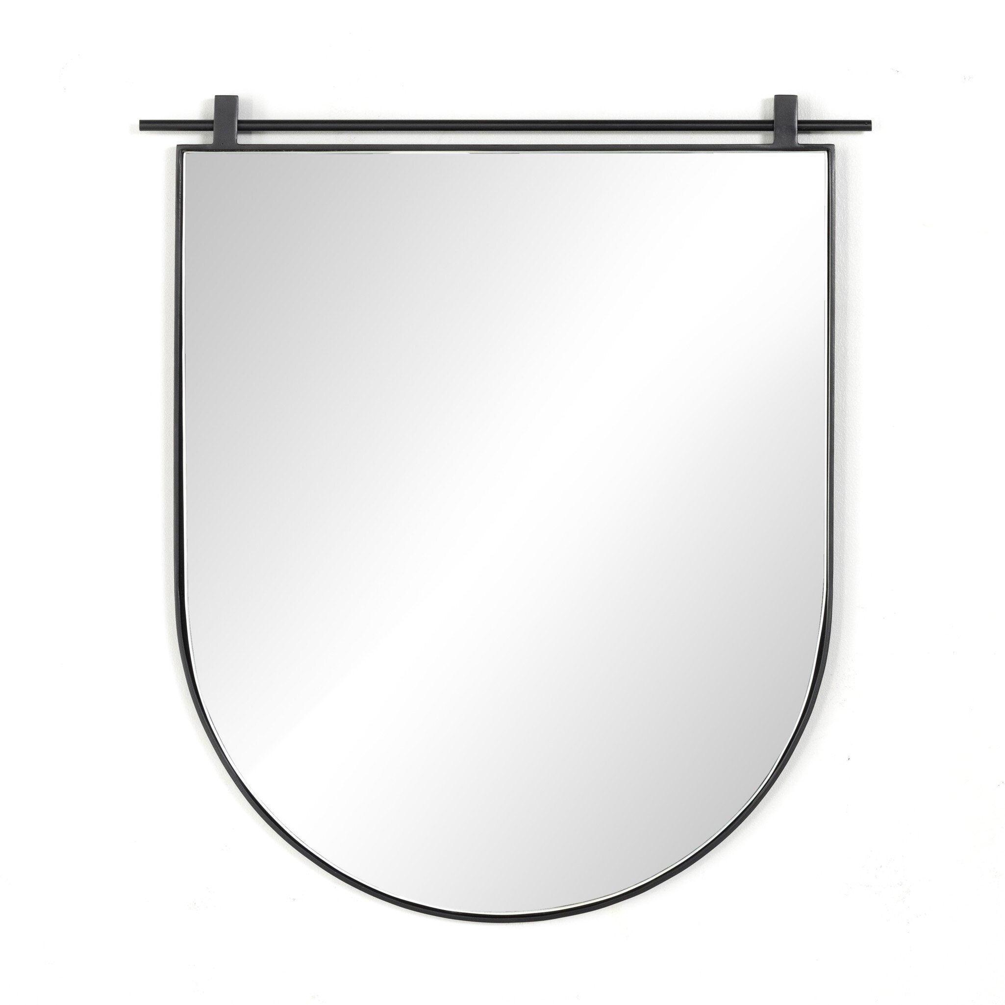 Four Hands Chico Small Arch Mirror — Antiqued Iron-Mirror