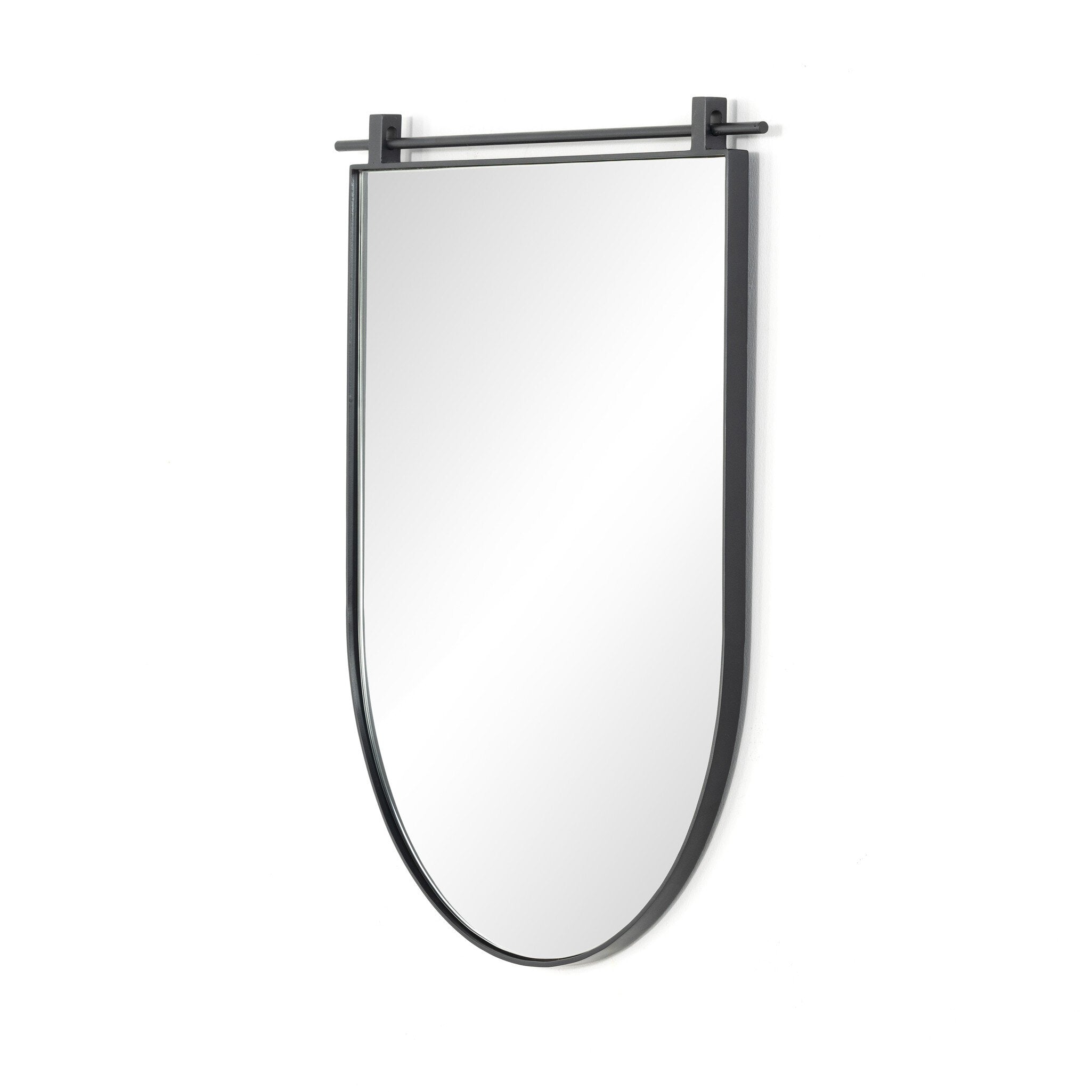 Four Hands Chico Small Arch Mirror — Antiqued Iron-Mirror