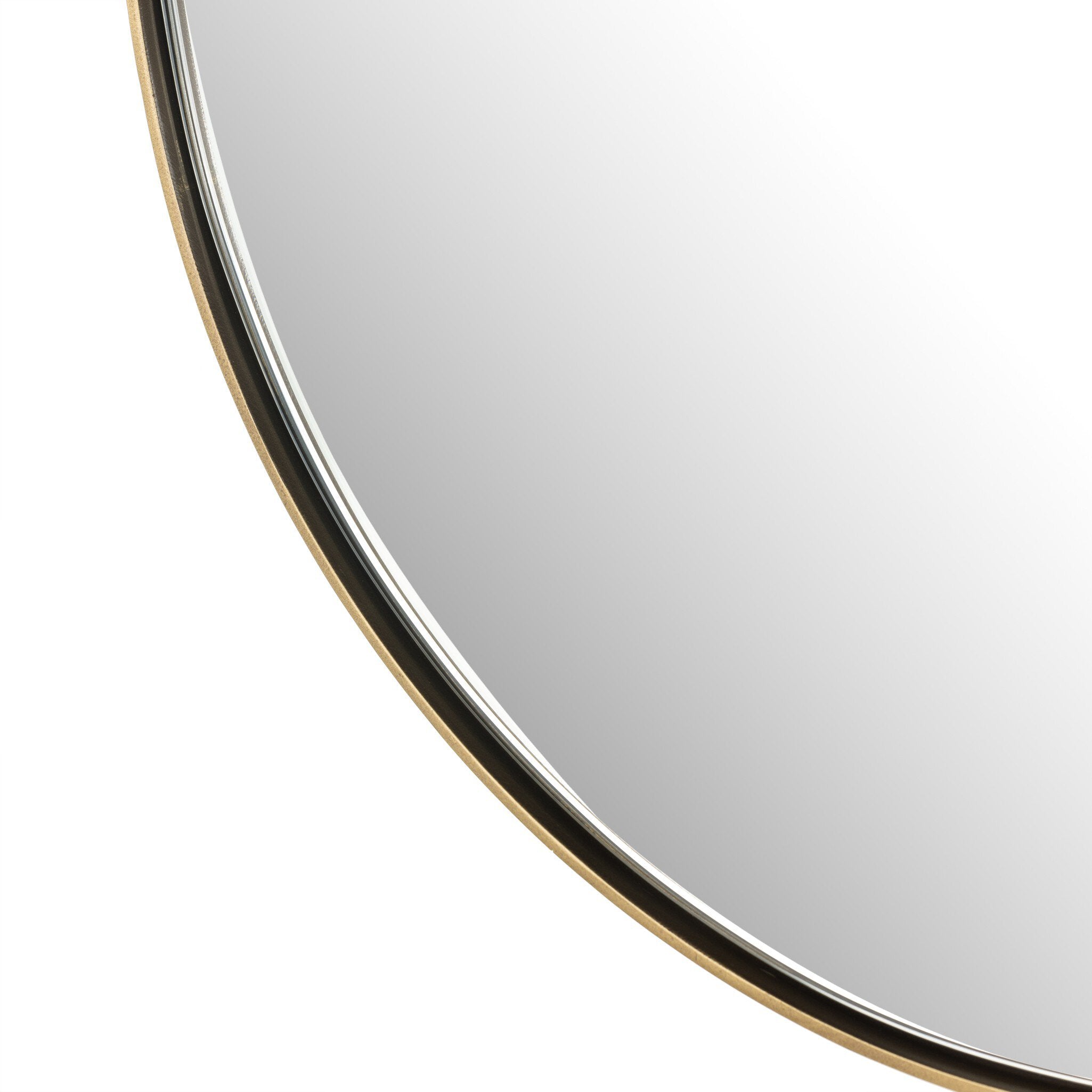 Four Hands Chico Small Arch Mirror — Antique Brass-Mirror