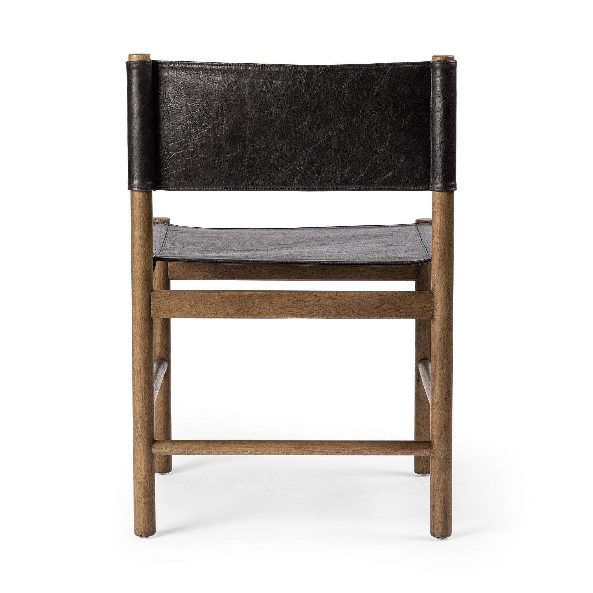 Four Hands Kena Dining Chair — Sonoma Black-Vintage Natural