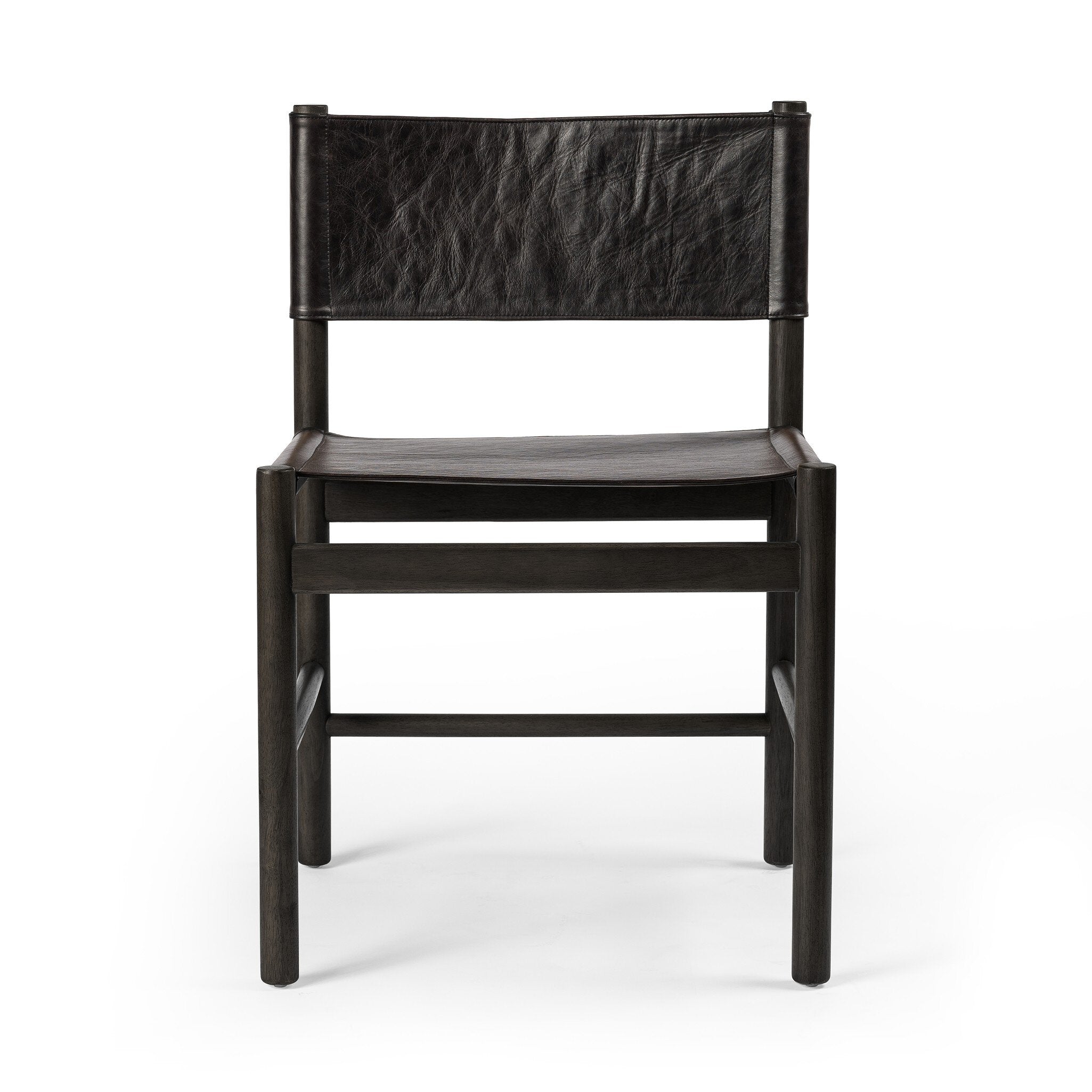 Four Hands Kena Dining Chair — Charcoal Parawood-Sonoma Black