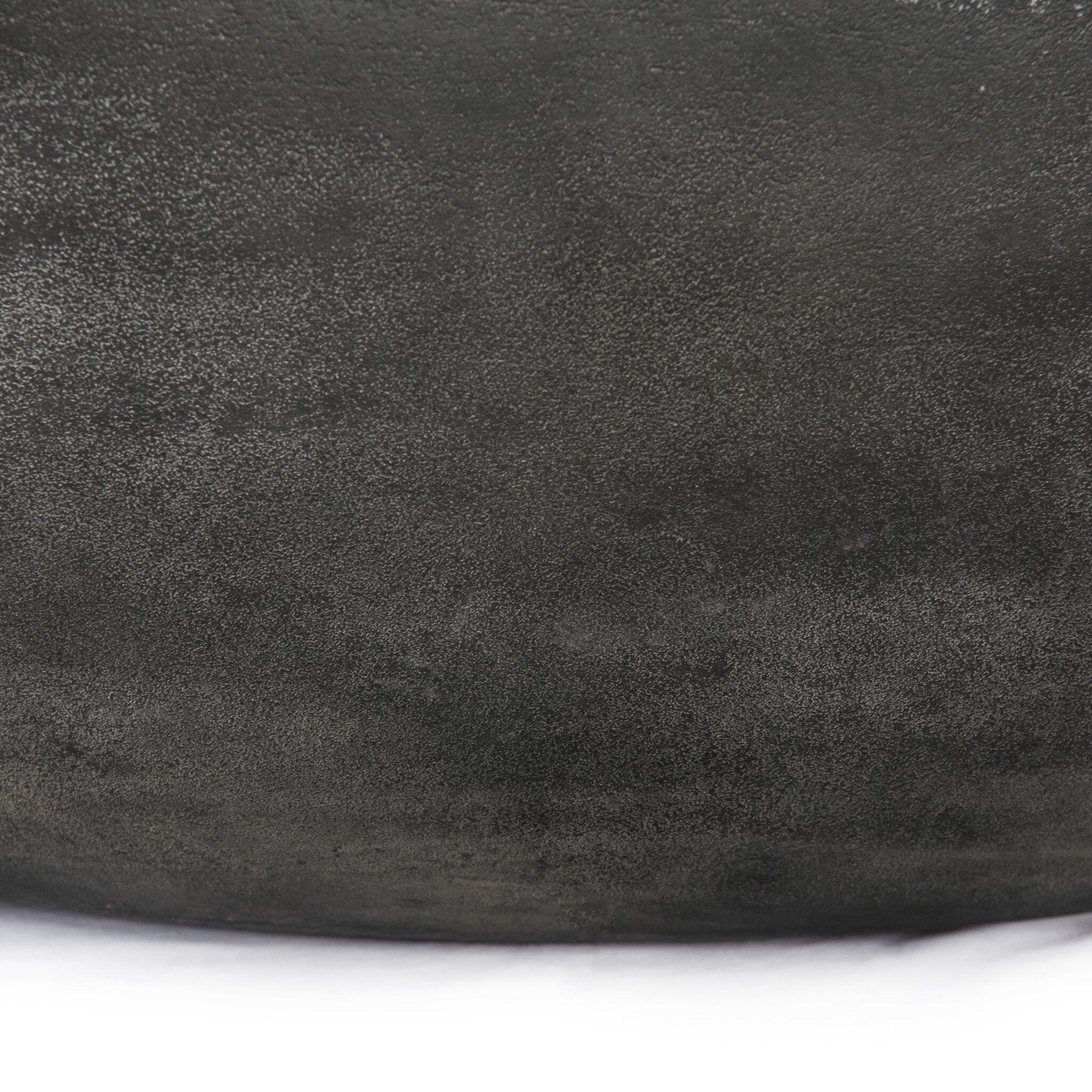 Four Hands Basil Outdoor Round Coffee Table — Aged Grey