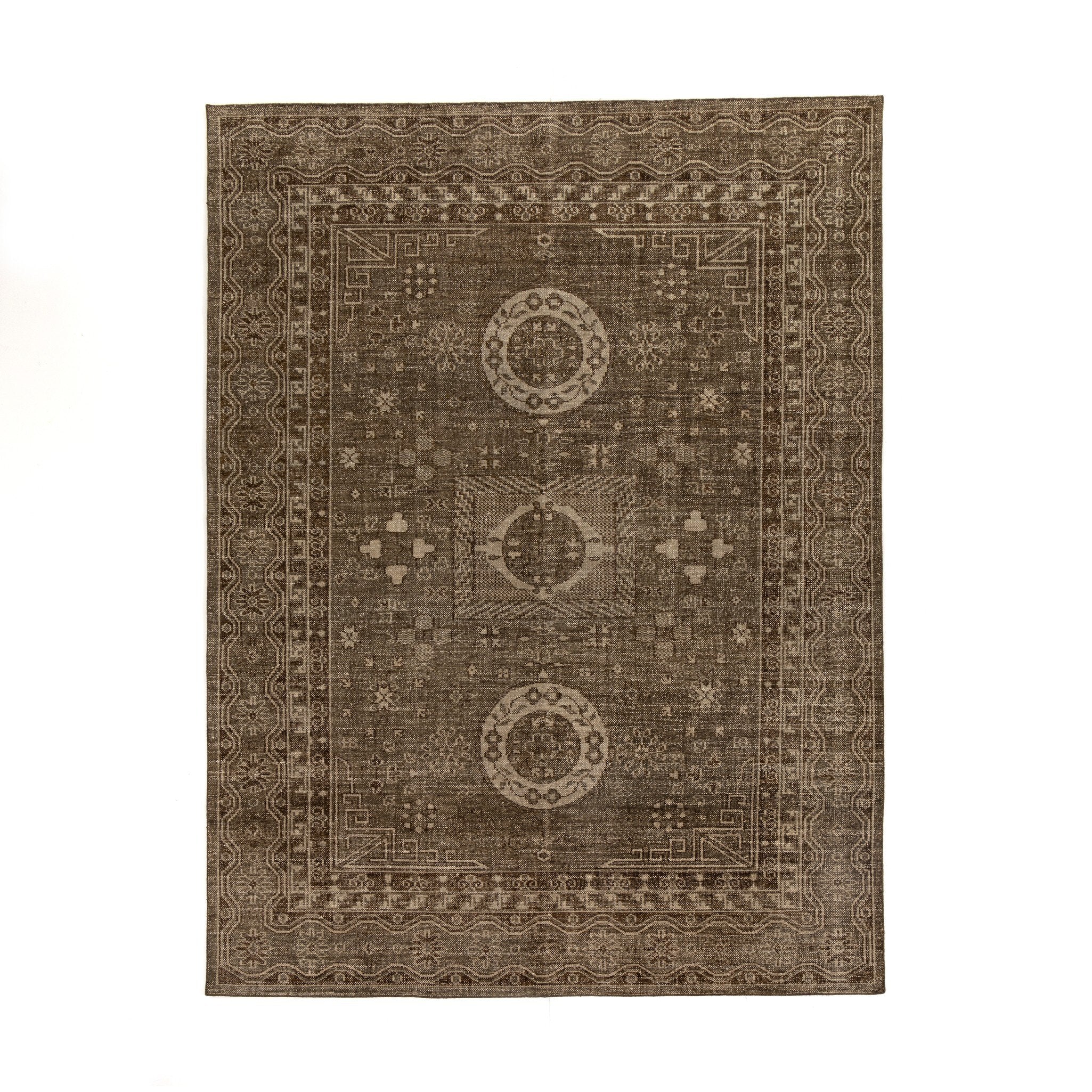 Four Hands Cortona Hand Knotted Rug — Cortona Olive-8'x10'