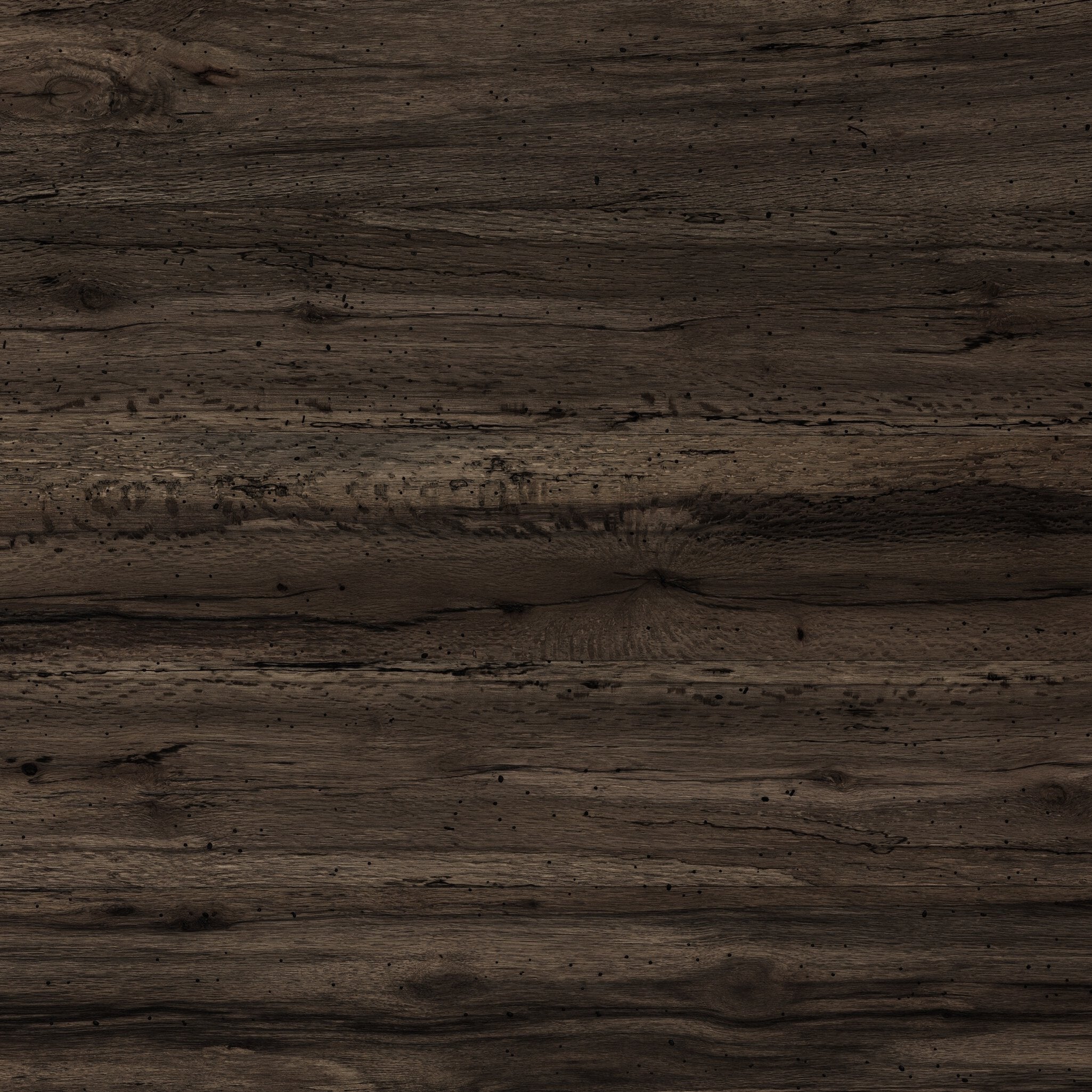 Four Hands Abaso Coffee Table — Ebony Rustic Wormwood Oak