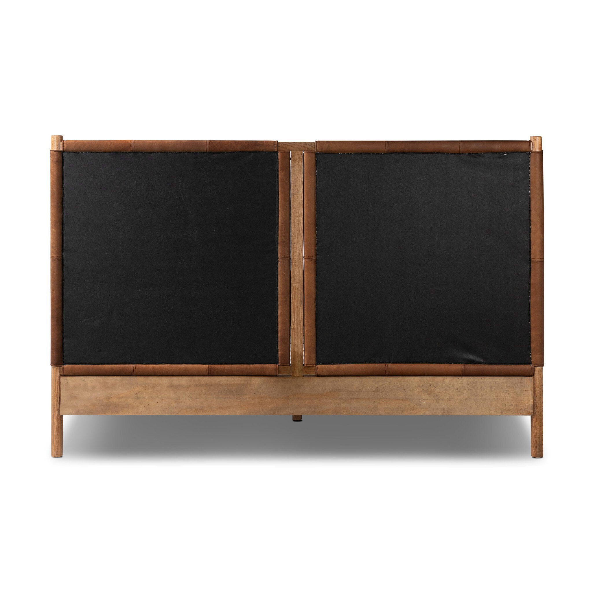 Four Hands Salado Bed — Heirloom Sienna-Natural Ash Veneer-Natural Ash Solid-King