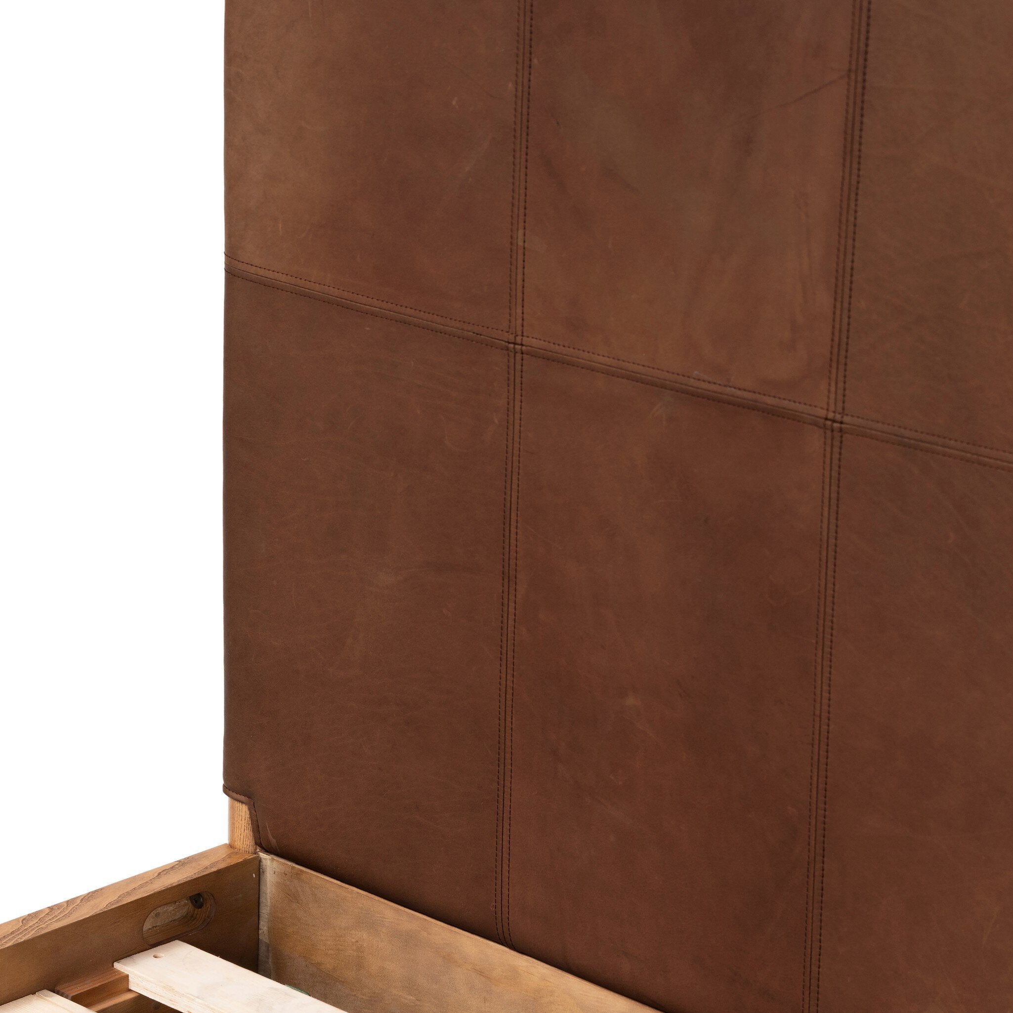 Four Hands Salado Bed — Heirloom Sienna-Natural Ash Veneer-Natural Ash Solid-King