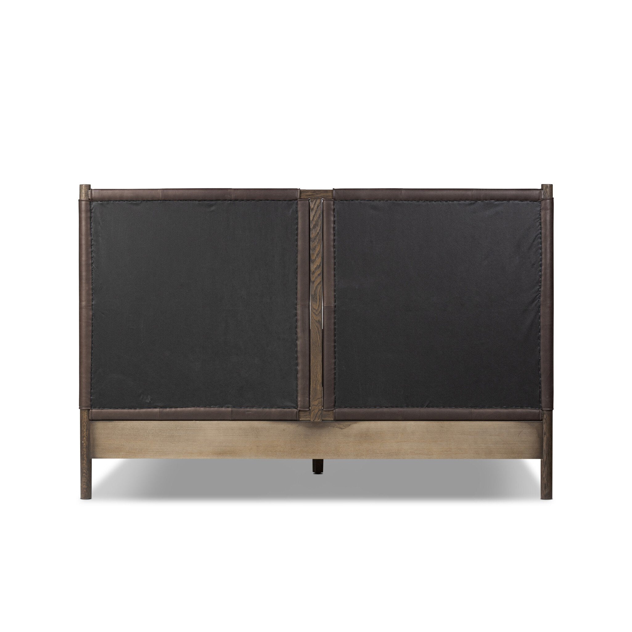 Four Hands Salado Bed — Heirloom Cigar-Rubbed Black Oak Veneer-Rubbed Black Oak-King