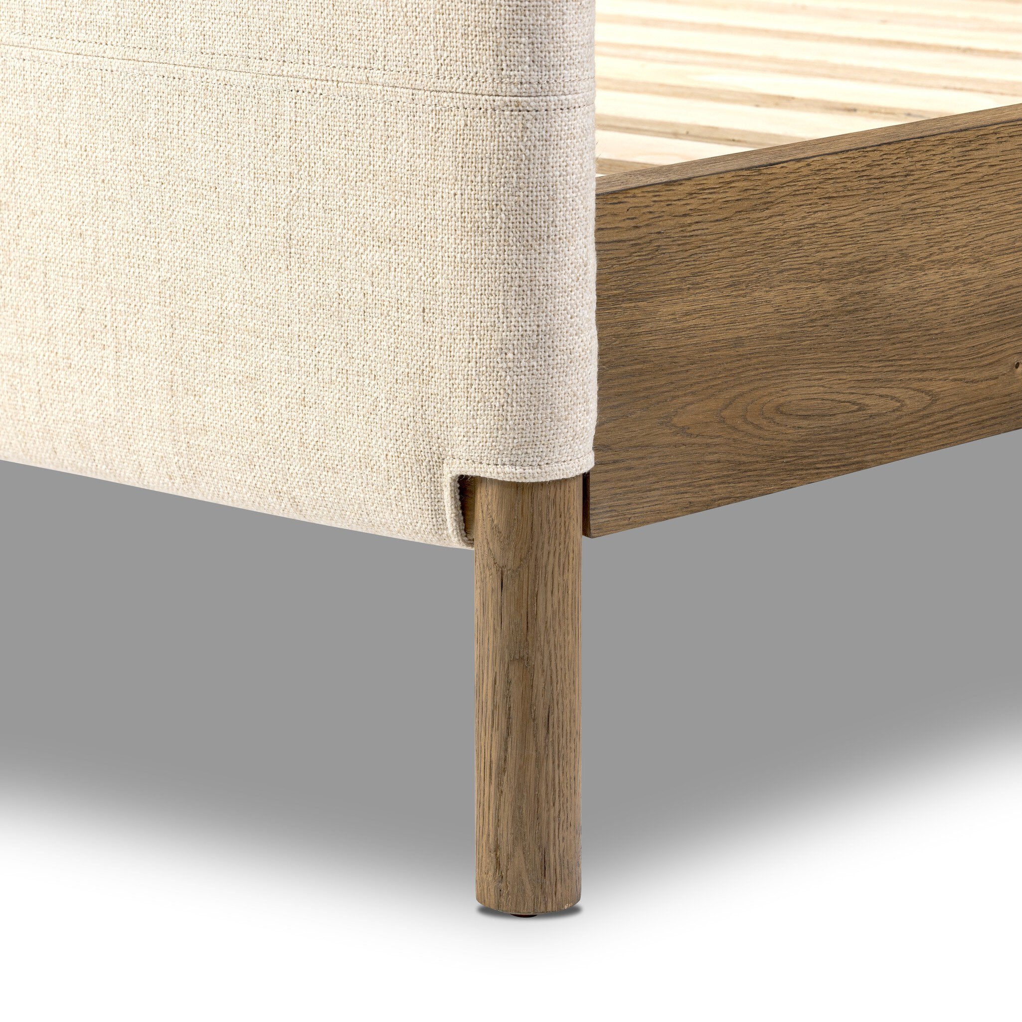 Four Hands Salado Bed — Antigo Natural-Worn Oak Veneer-Worn Oak-Queen