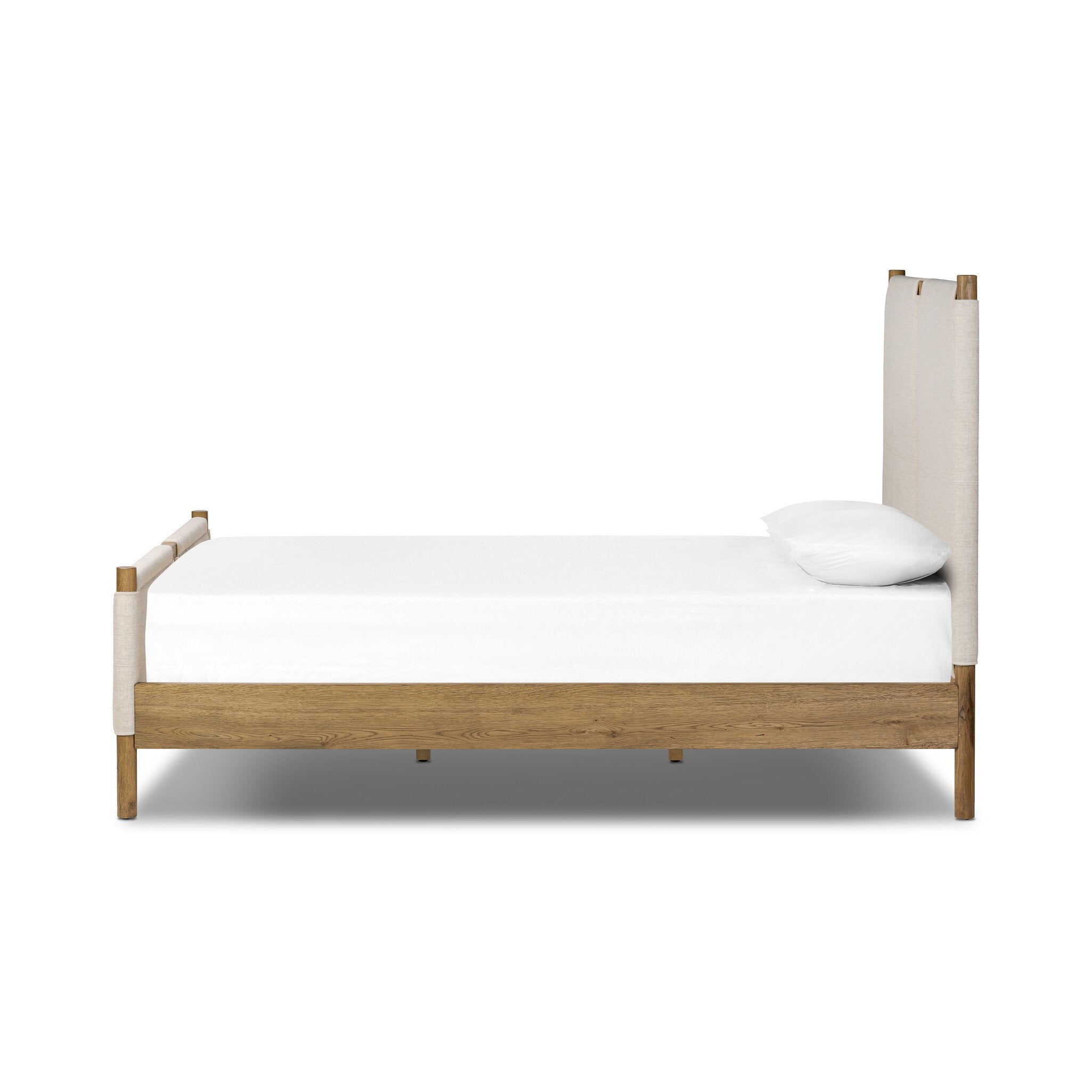 Four Hands Salado Bed — Antigo Natural-Worn Oak Veneer-Worn Oak-Queen