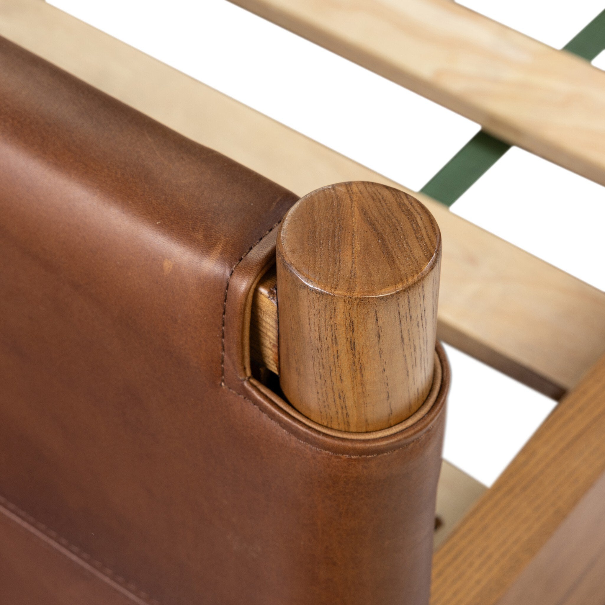 Four Hands Salado Bed — Heirloom Sienna-Natural Ash Veneer-Natural Ash Solid-Cal King