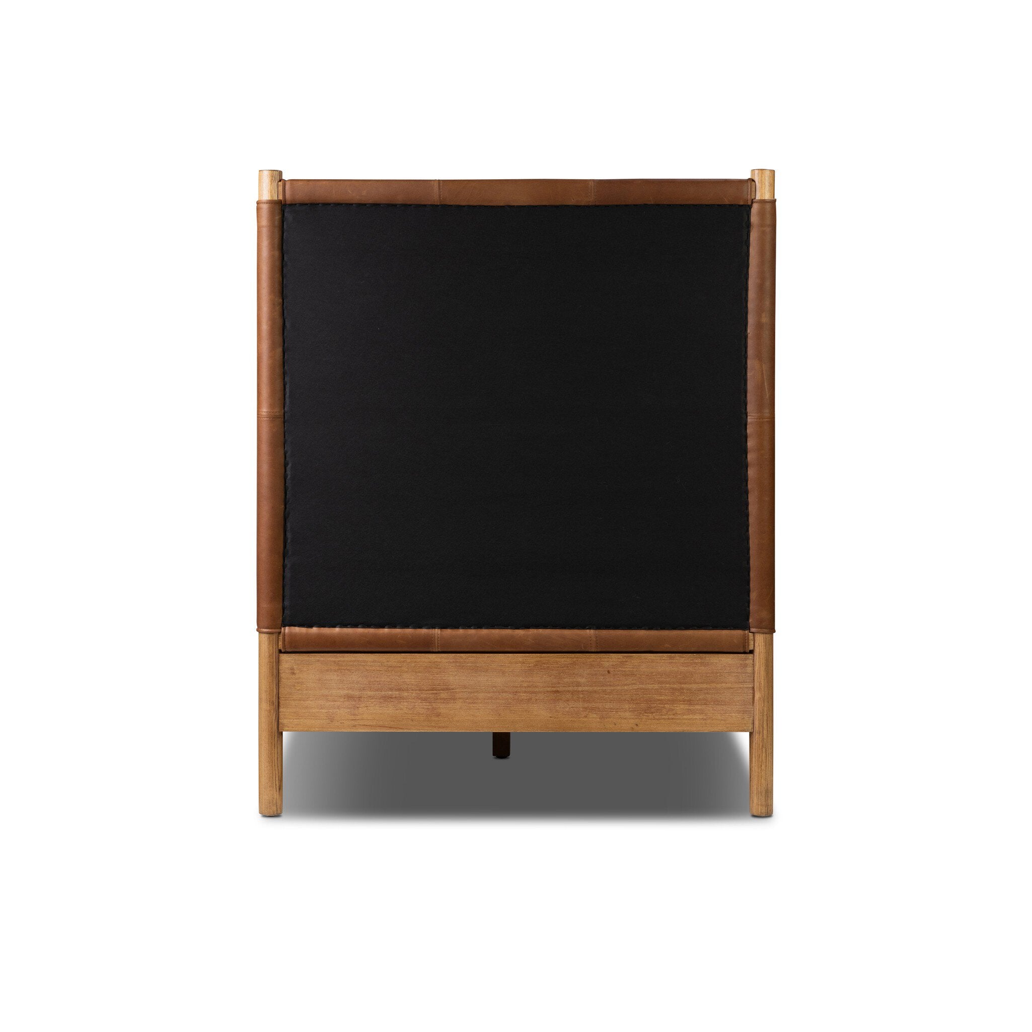 Four Hands Salado Bed — Heirloom Sienna-Natural Ash Veneer-Natural Ash Solid-Twin