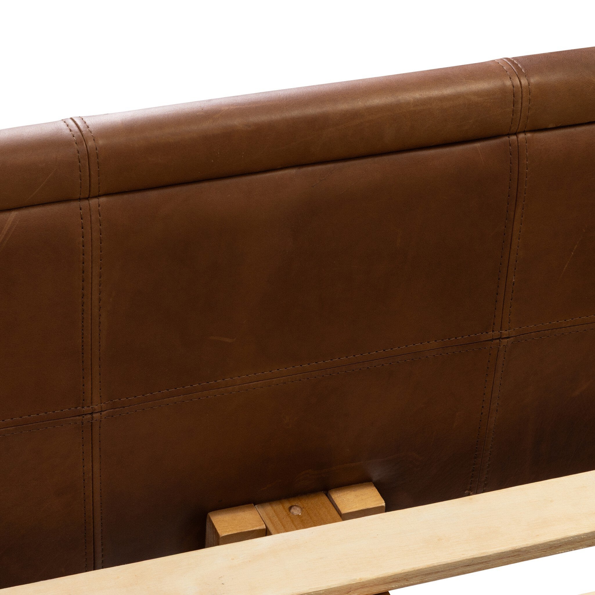 Four Hands Salado Bed — Heirloom Sienna-Natural Ash Veneer-Natural Ash Solid-Twin