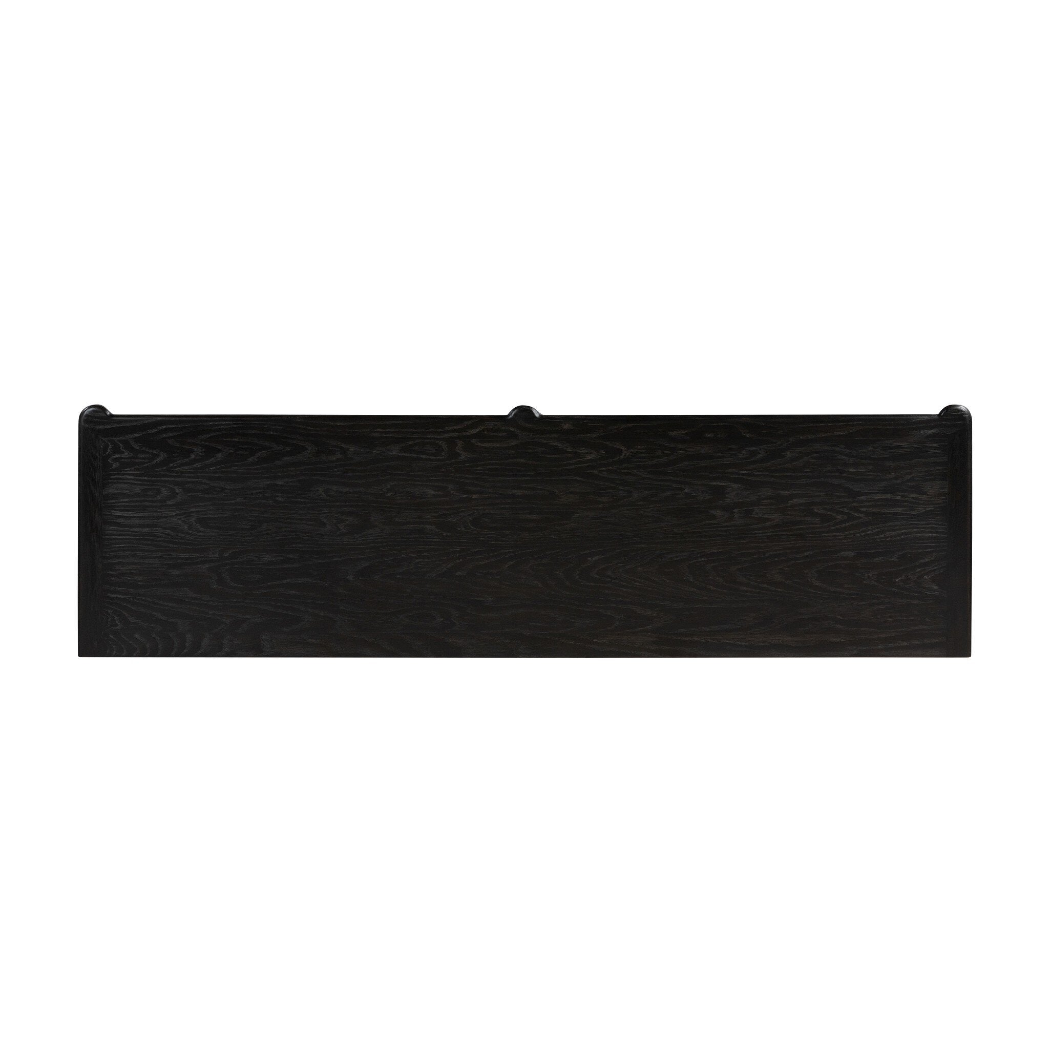 Four Hands Toulouse 6 Drawer Dresser — Distressed Black-Distressed Black Oak-Aged Brass