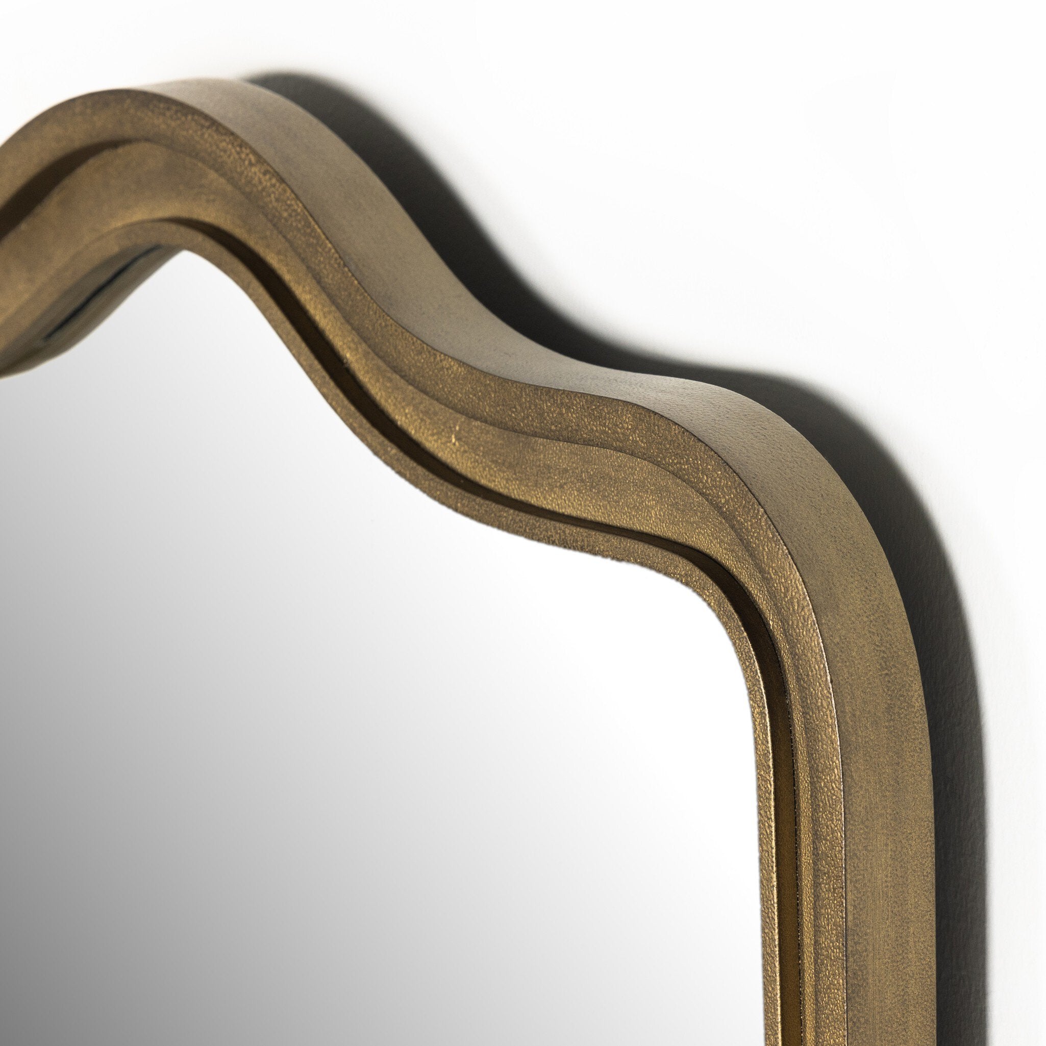 Four Hands Effie Mirror — Raw Antique Brass Iron-Mirror