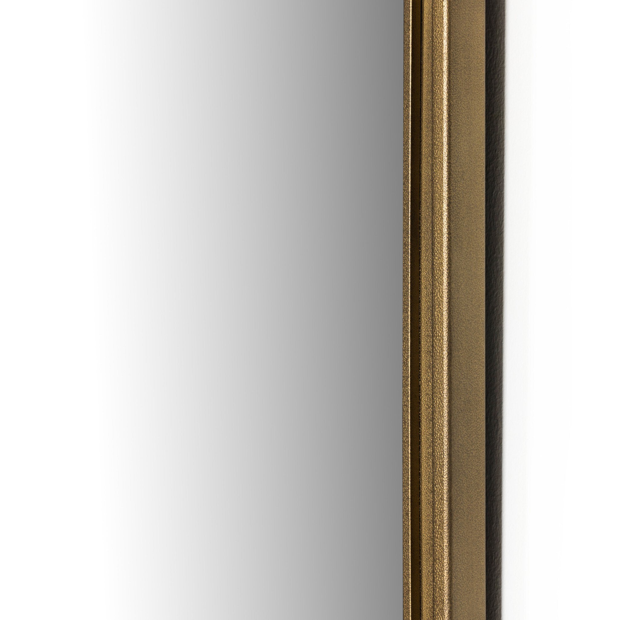 Four Hands Effie Mirror — Raw Antique Brass Iron-Mirror