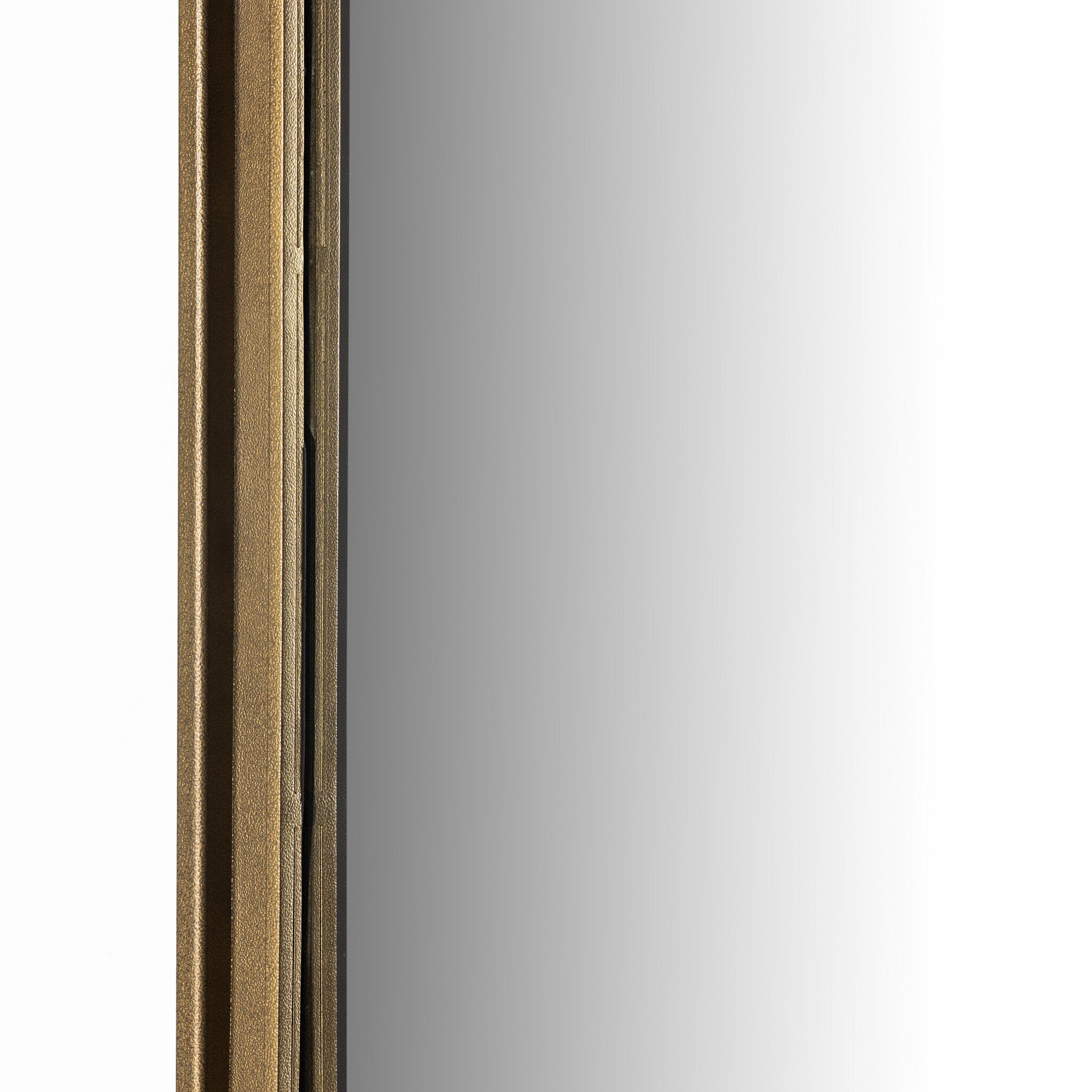 Four Hands Effie Mirror — Raw Antique Brass Iron-Mirror
