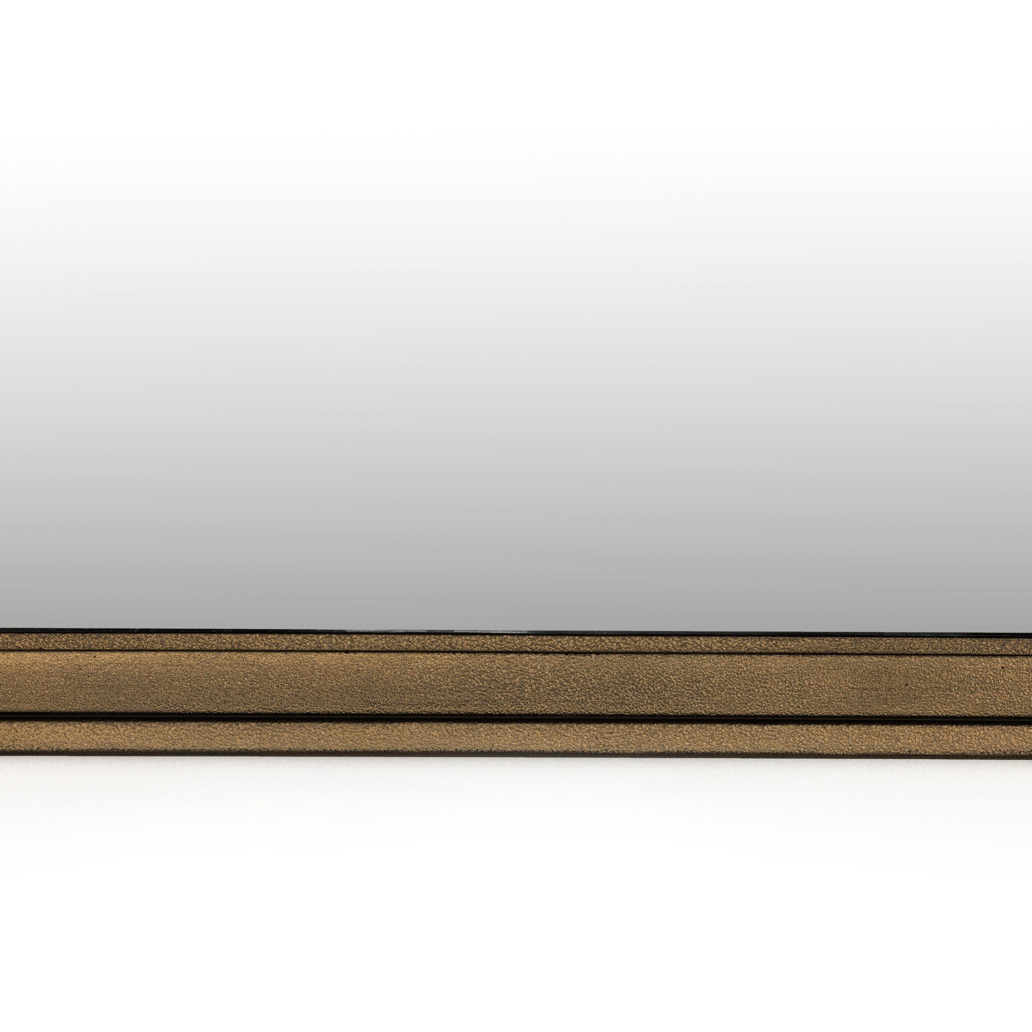 Four Hands Effie Mirror — Raw Antique Brass Iron-Mirror