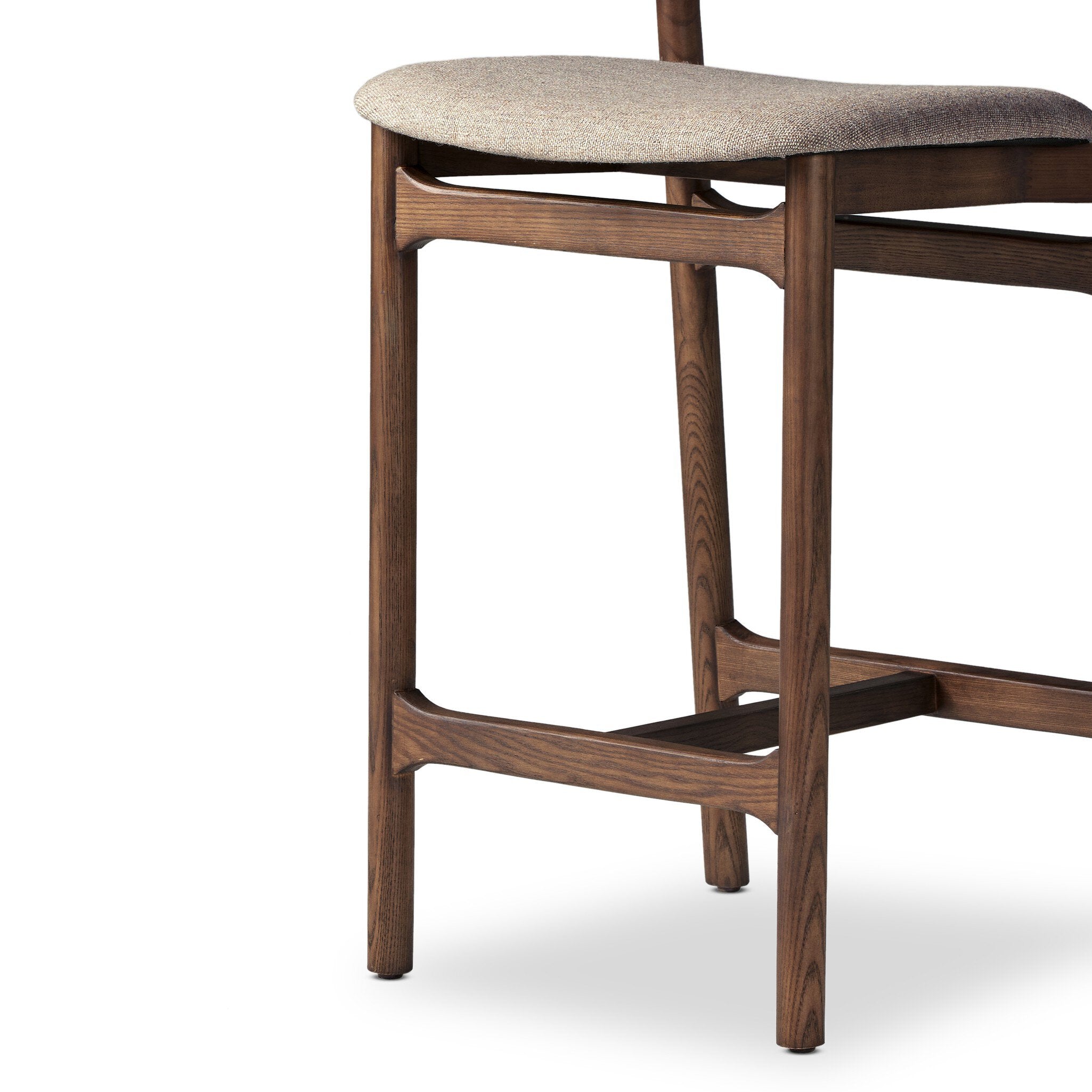Four Hands Baden Bar + Counter Stool — Alcala Wheat-Sienna Brown-Sonoma Coco-Counter