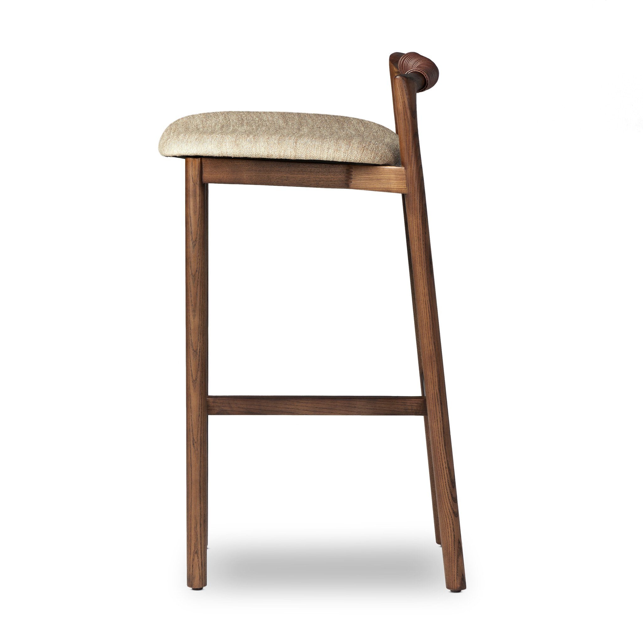 Four Hands Baden Bar + Counter Stool — Alcala Wheat-Sienna Brown-Sonoma Coco-Bar