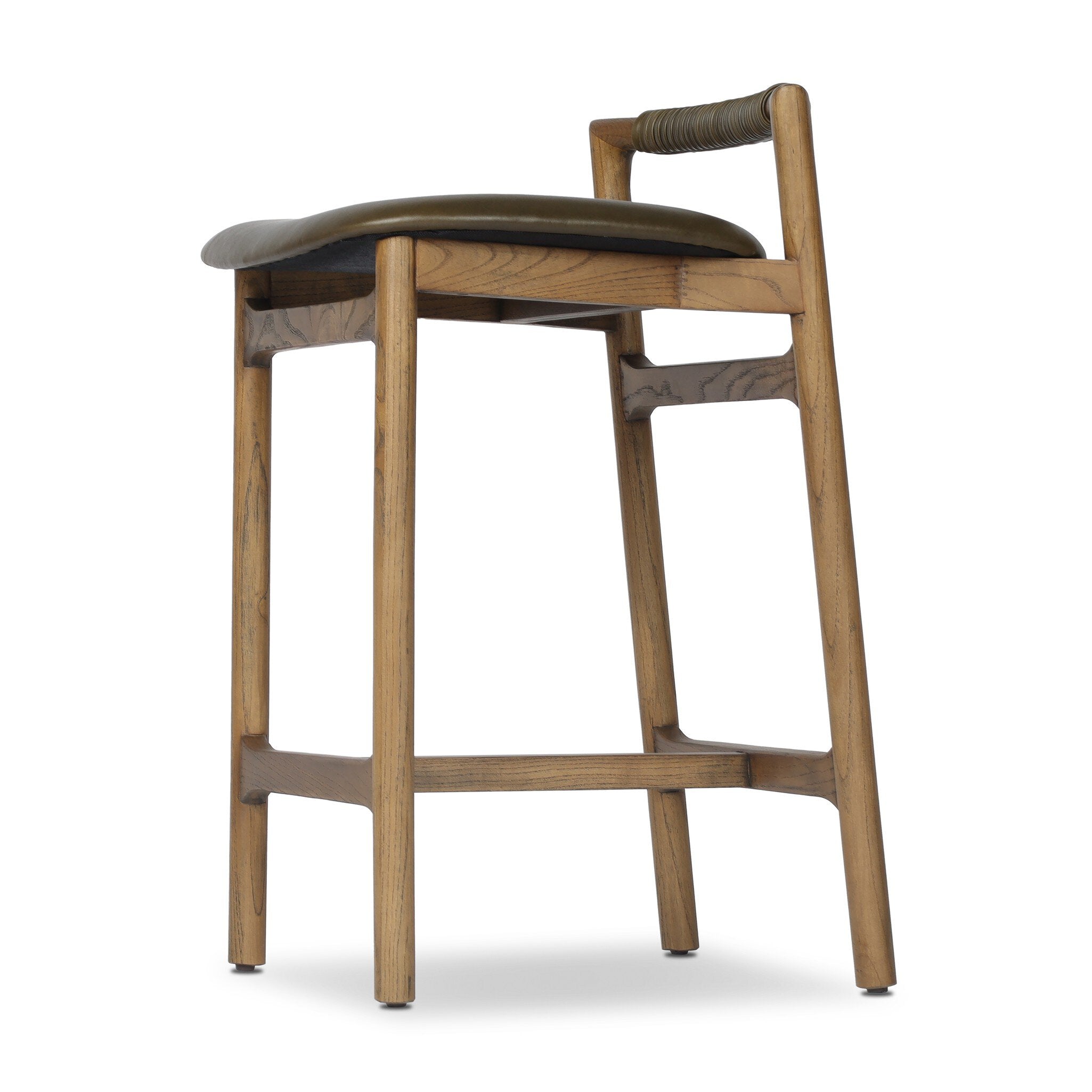 Four Hands Baden Bar + Counter Stool — Dulane Moss-Toasted Nettlewood-Counter