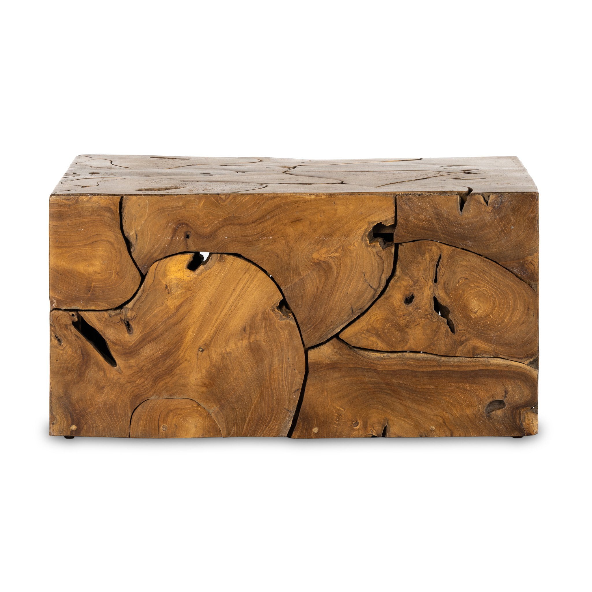 Four Hands Tomlin Outdoor Bunching Table — Teak Root