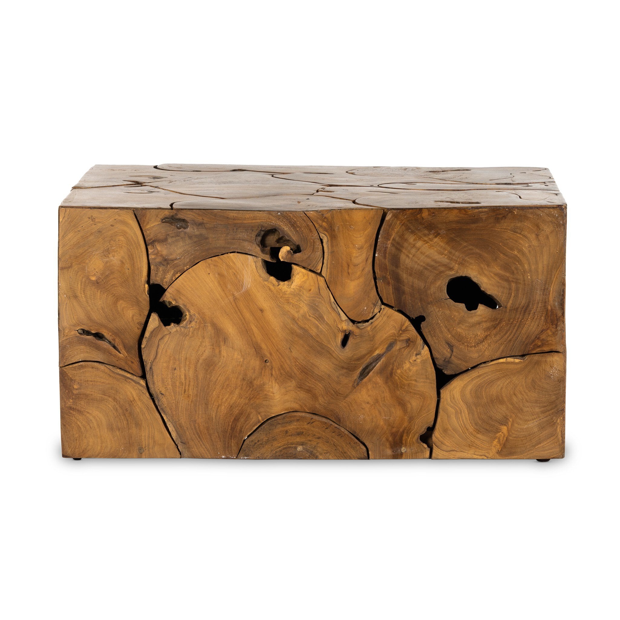 Four Hands Tomlin Outdoor Bunching Table — Teak Root