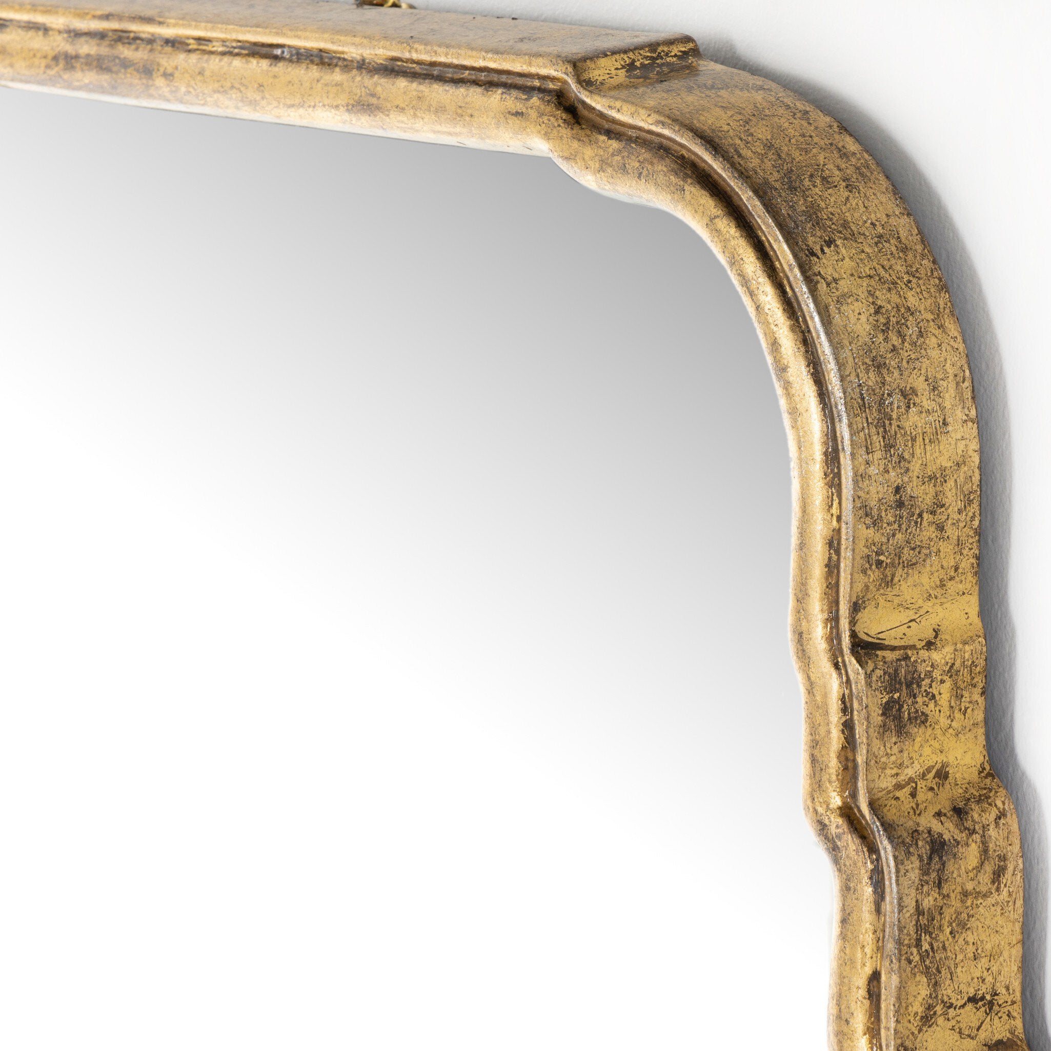 Four Hands Loire Mirror — Antiqued Gold Leaf
