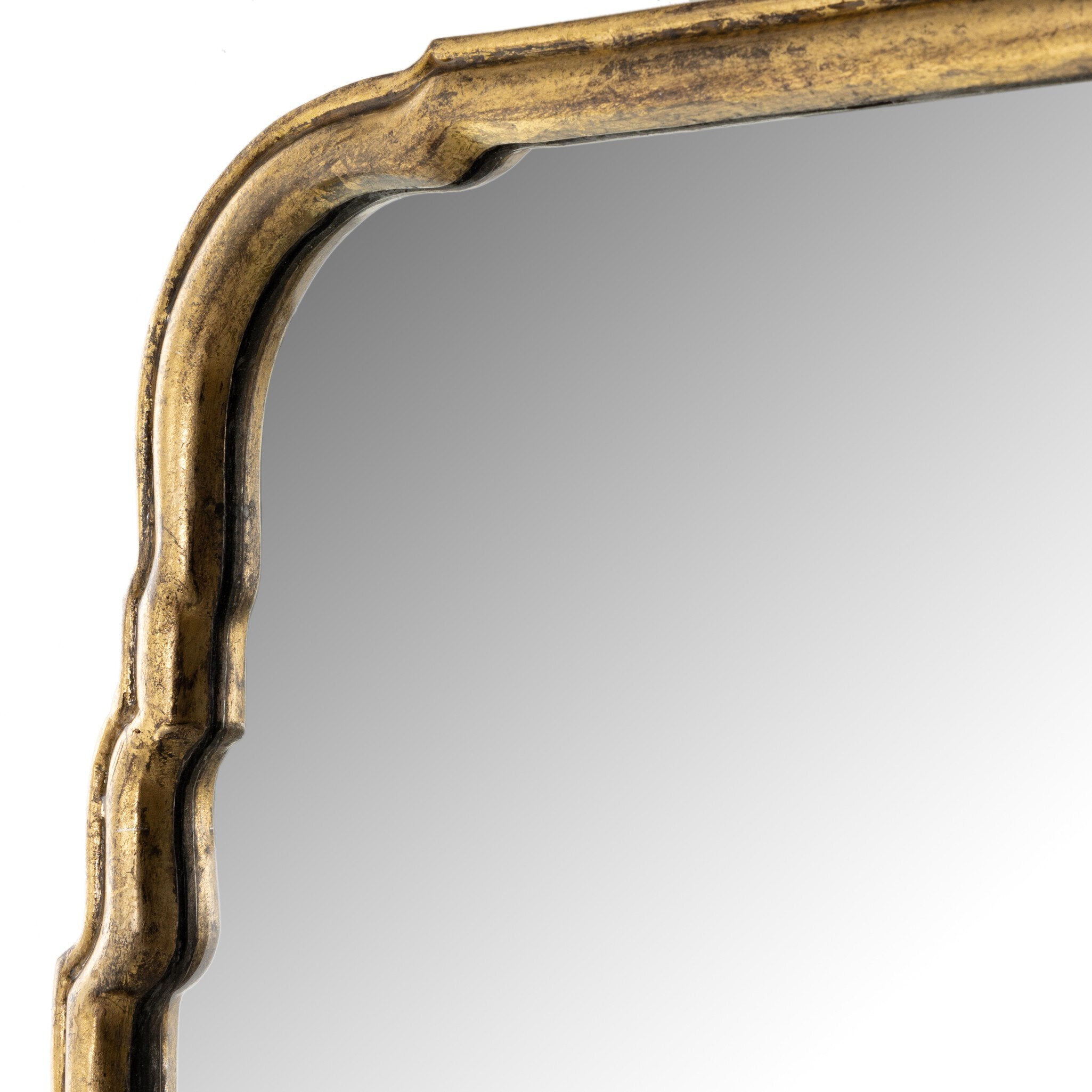 Four Hands Loire Mirror — Antiqued Gold Leaf