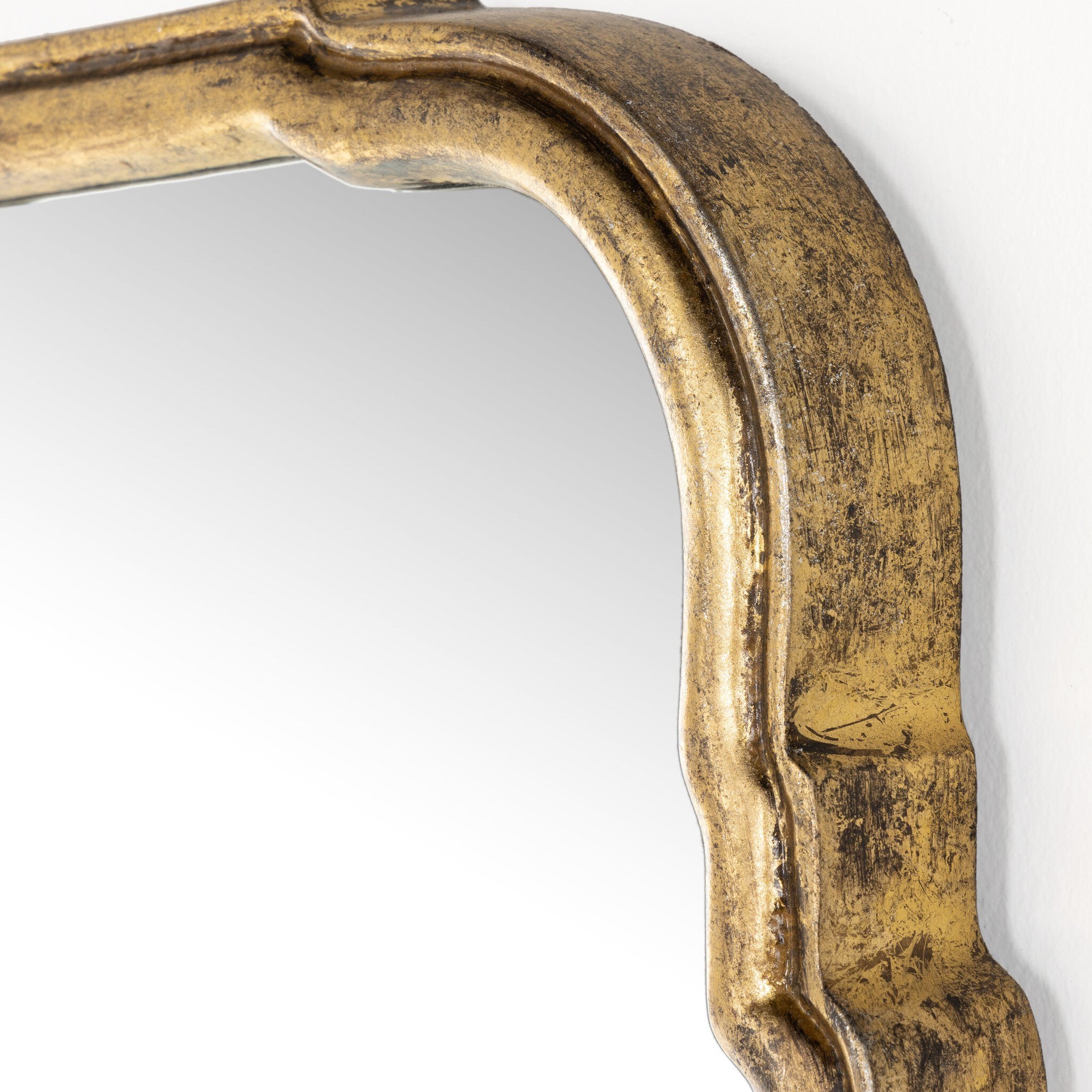 Four Hands Loire Mirror — Antiqued Gold Leaf