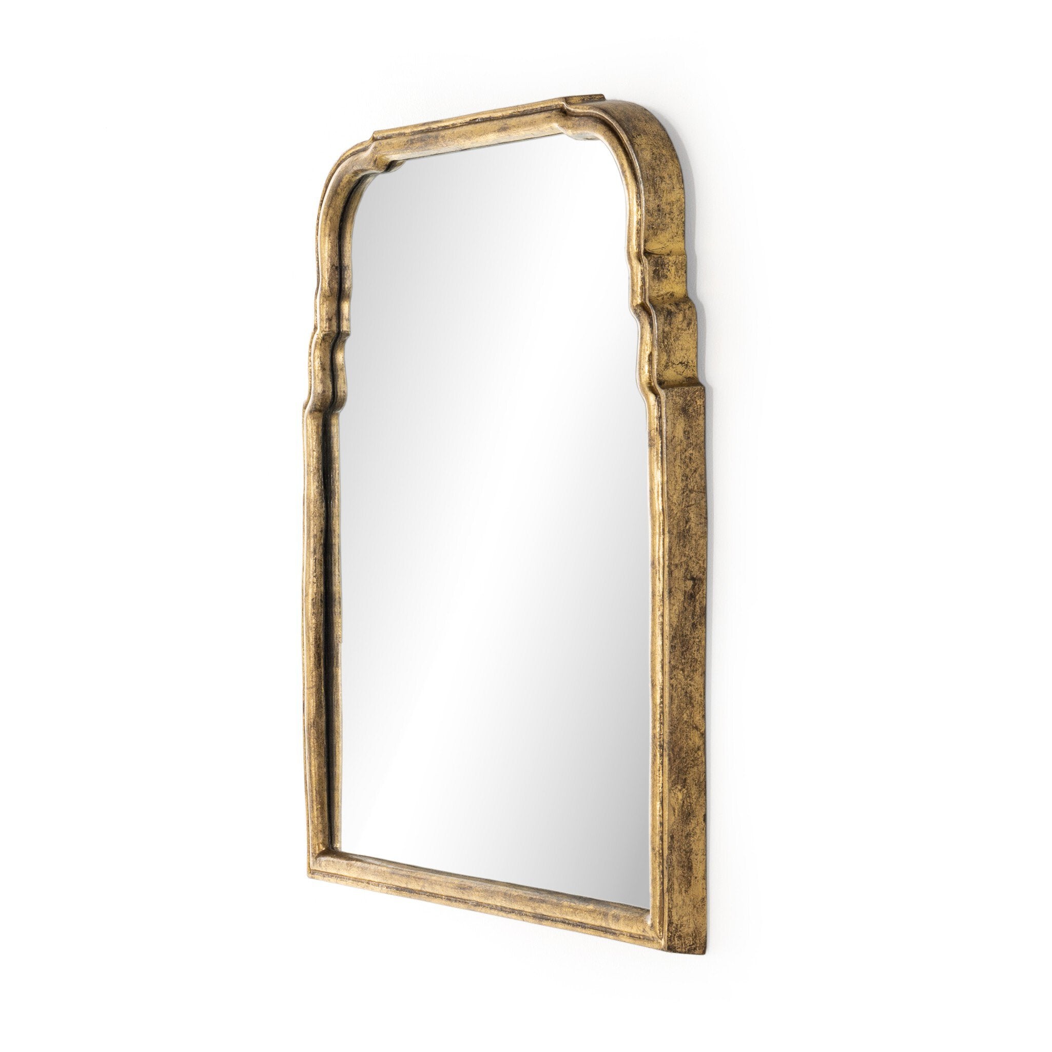 Four Hands Loire Mirror — Antiqued Gold Leaf
