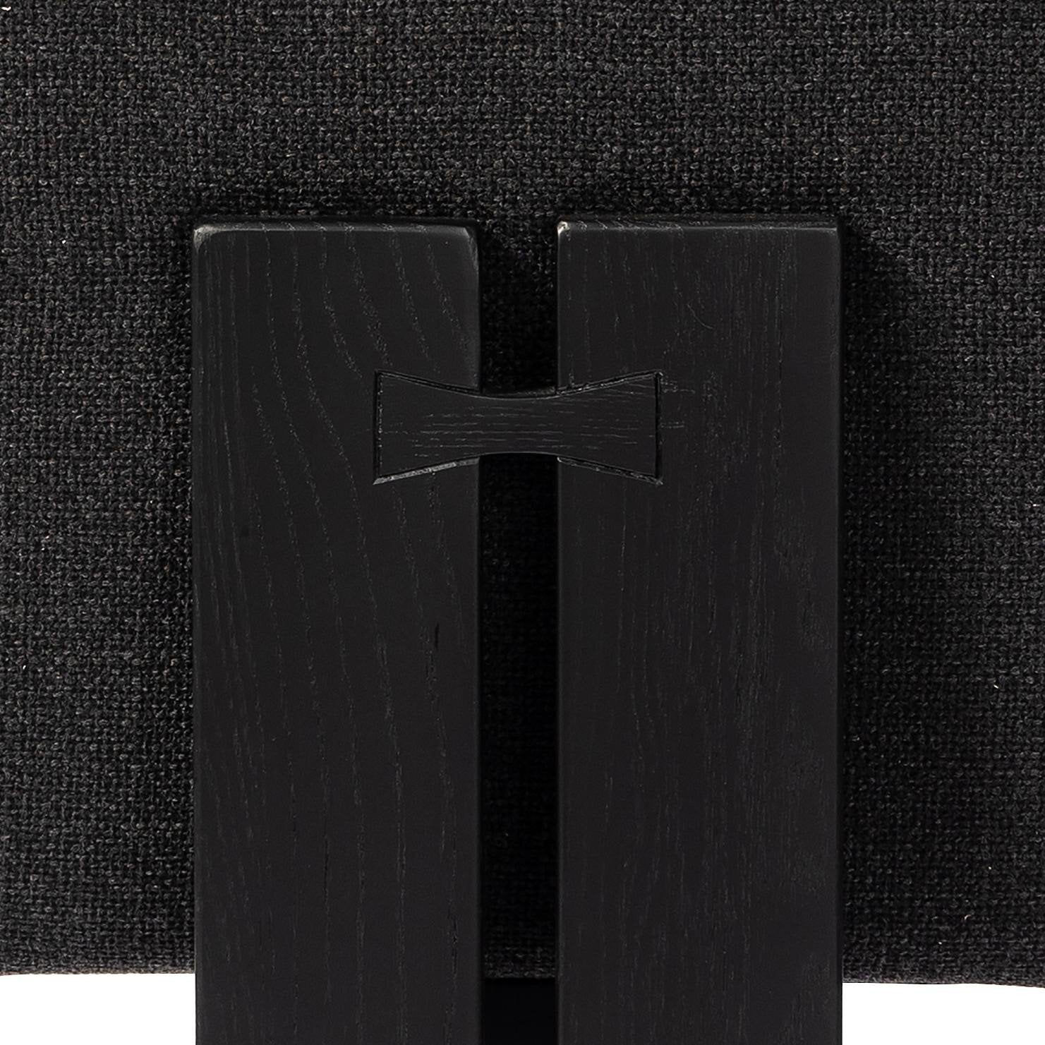 Four Hands Roxy Dining Chair — Gibson Black-Brushed Ebony Oak