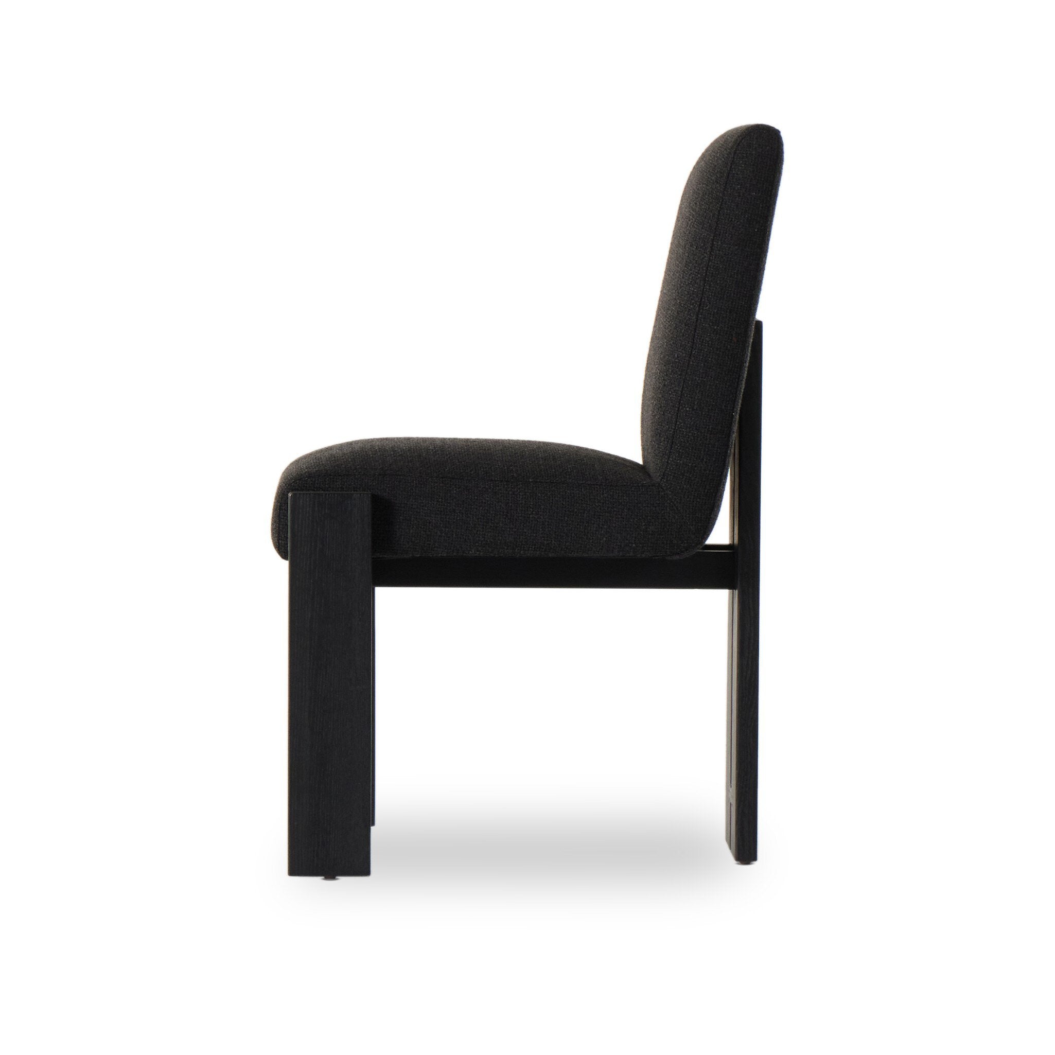Four Hands Roxy Dining Chair — Gibson Black-Brushed Ebony Oak